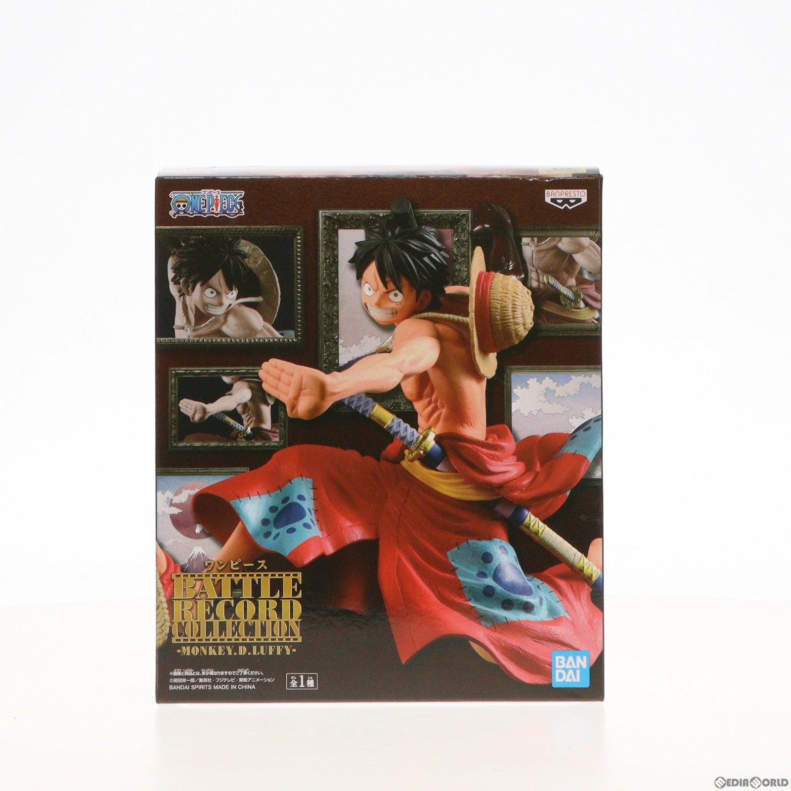 【中古即納】[FIG]モンキー・D・ルフィ ワンピース BATTLE RECORD COLLECTION -MONKEY.D.LUFFY- ONE PIECE フィギュア プライズ(82095) バンプレスト(20200531)