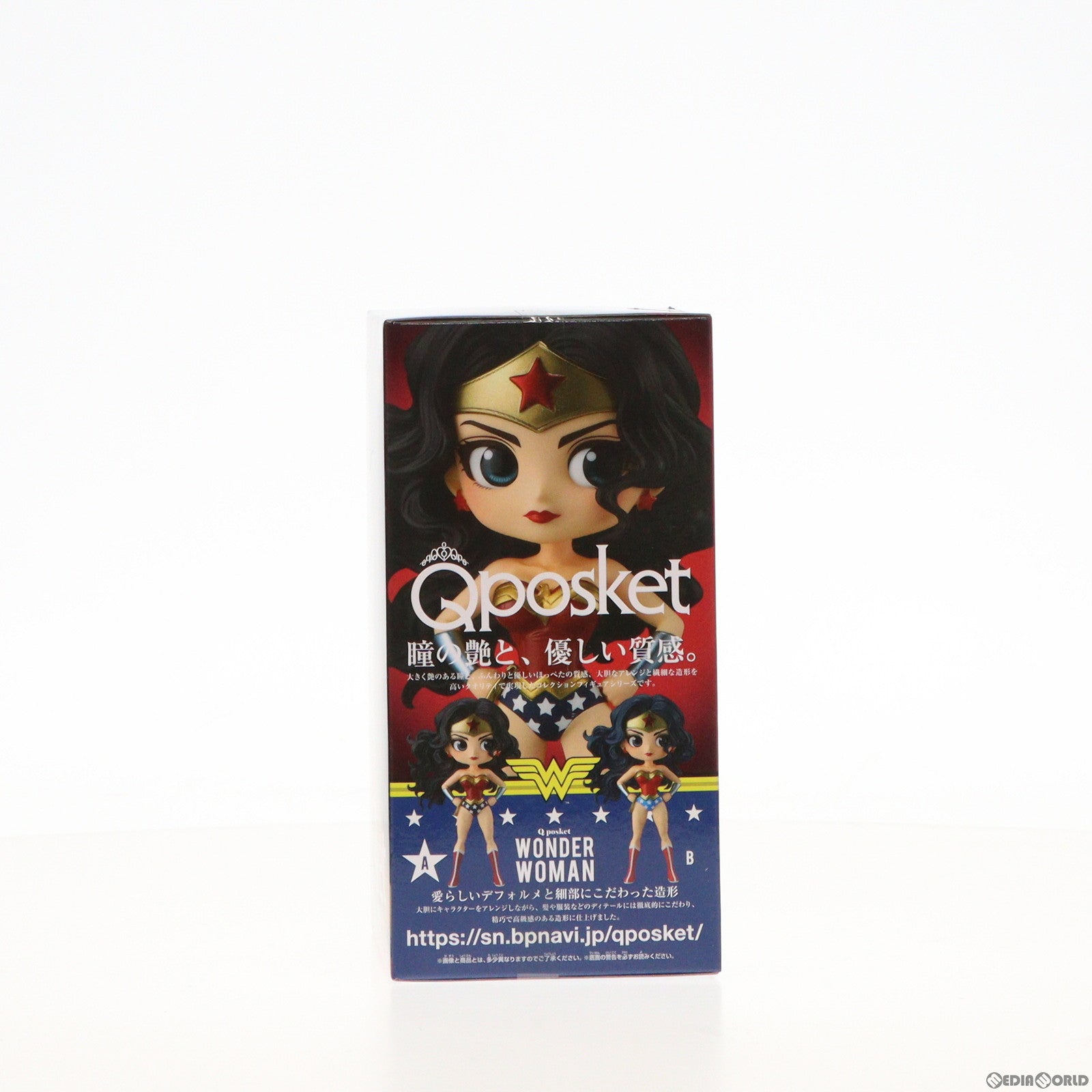 中古即納】[FIG]ワンダーウーマン(A 通常カラー) DC Comics Q Posket-Wonder Woman- フィギュア  プライズ(39200) バンプレスト