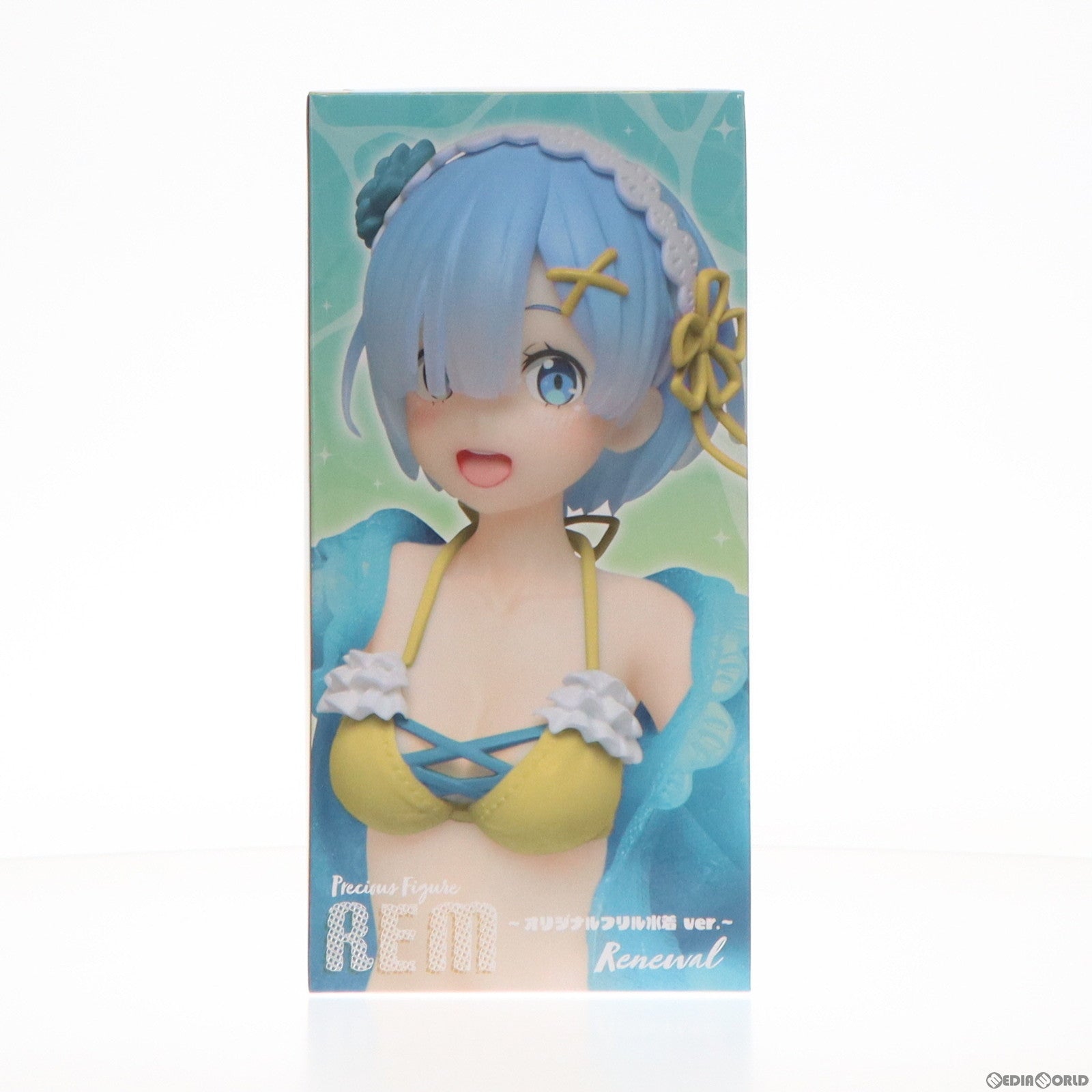 【中古即納】[FIG]レム Re:ゼロから始める異世界生活 プレシャスフィギュア レム〜オリジナルフリル水着 ver.〜Renewal プライズ(451701200) タイトー(20240115)