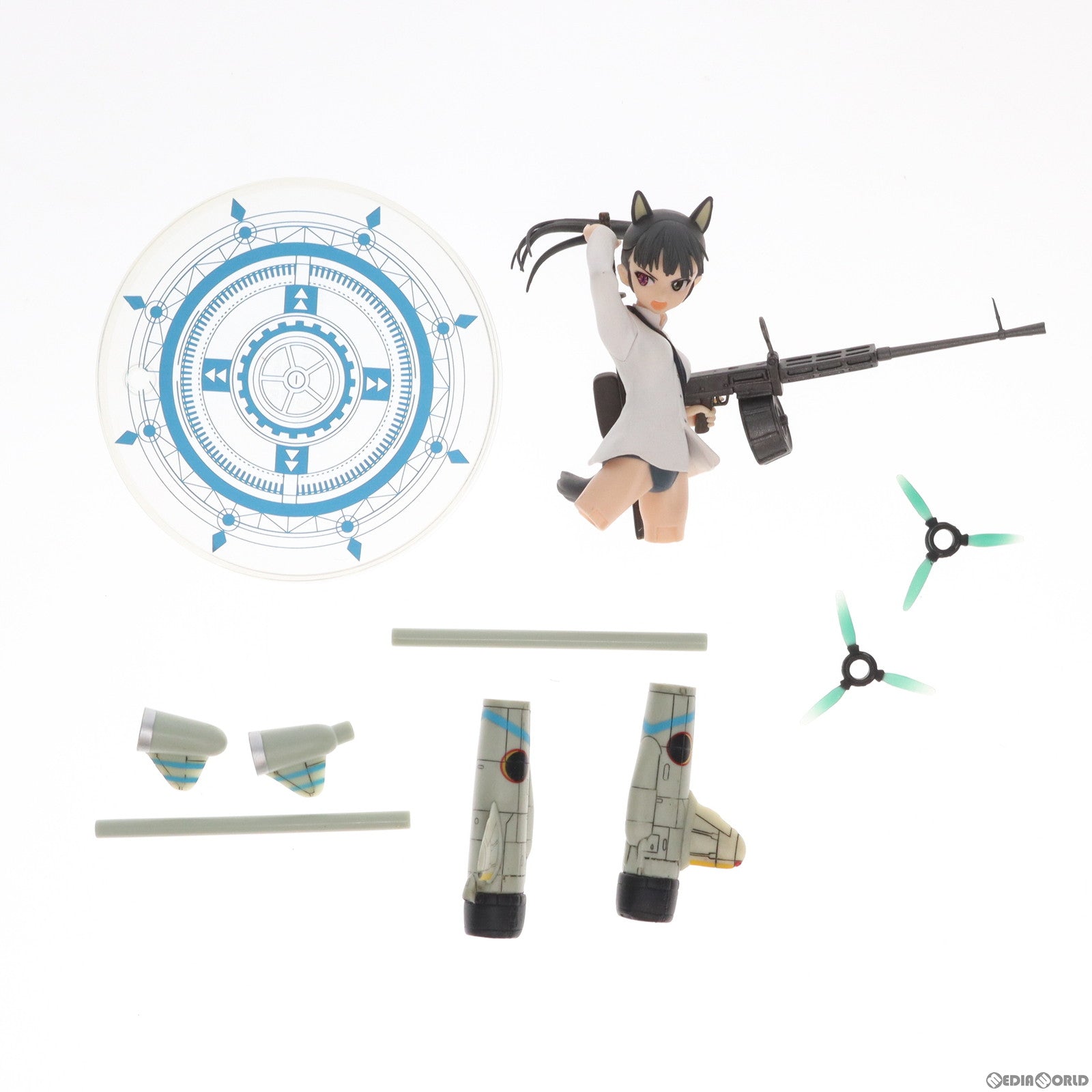 【中古即納】[FIG] 坂本美緒(魔眼発動版) (さかもとみお) ストライクウィッチーズ エクストラフィギュアVer.1.5 プライズ(23438) セガ(19991231)