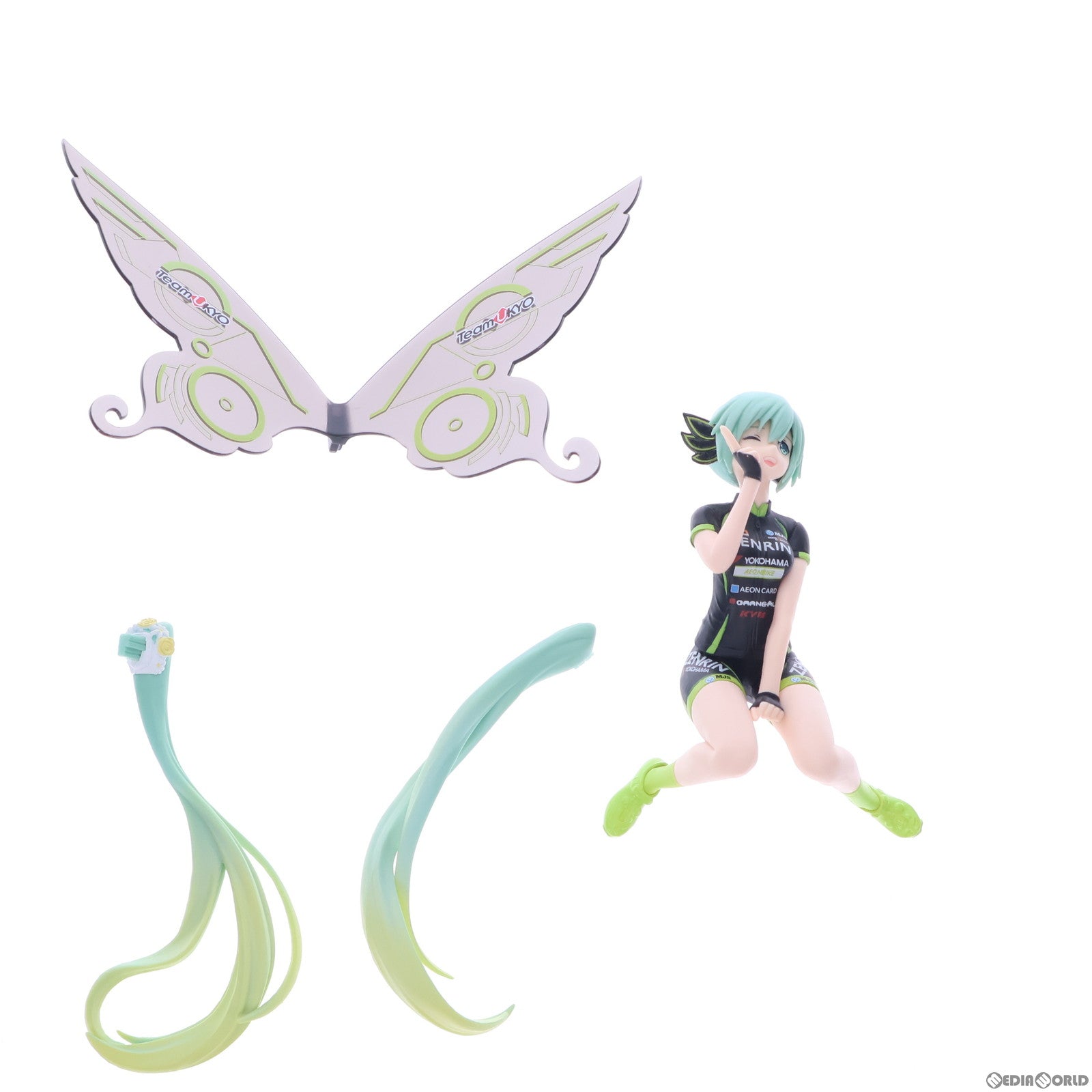 【中古即納】[FIG] レーシングミク2017 Team UKYO 応援ver. SQフィギュア キャラクター・ボーカル・シリーズ 01 初音ミク プライズ(37871) バンプレスト(20171109)
