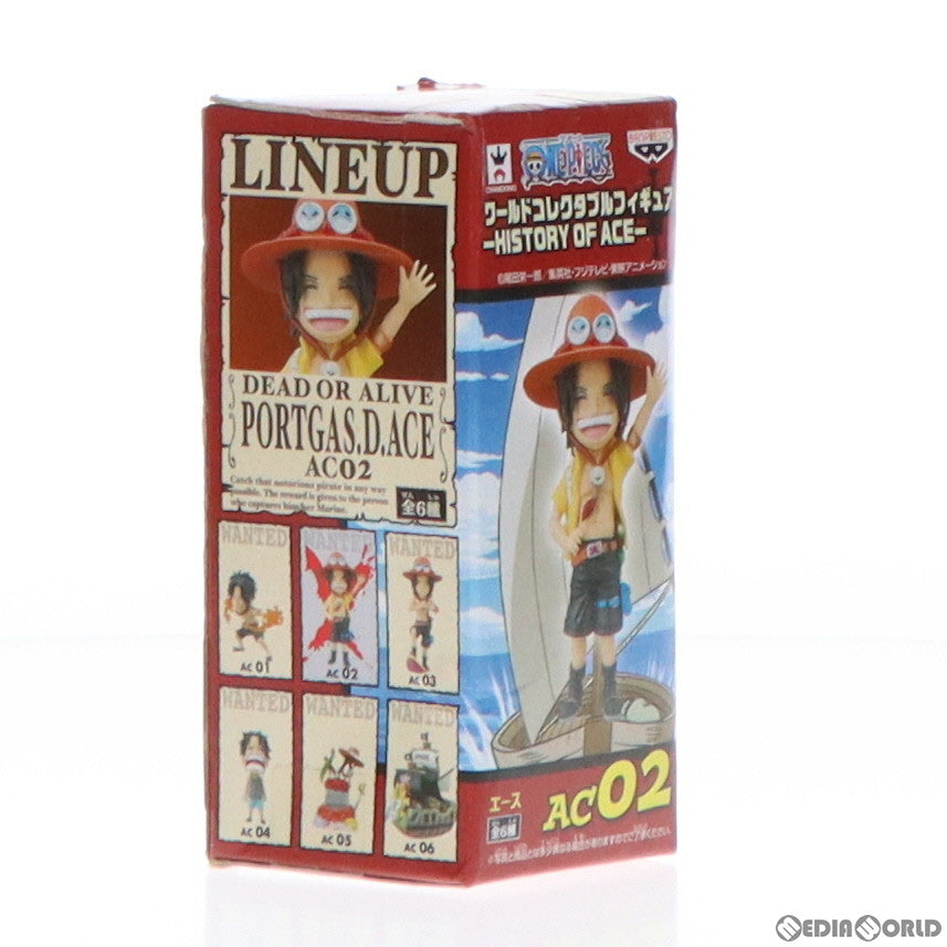 【中古即納】[FIG] ポートガス・D・エース(笑顔) ワンピース ワールドコレクタブルフィギュア-HISTORY OF ACE- ONE PIECE プライズ(48741) バンプレスト(20140131)