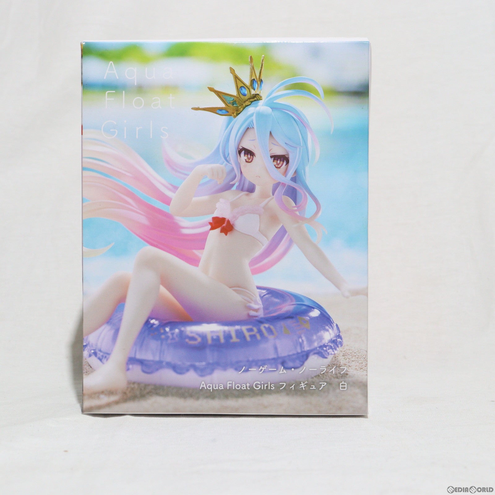 【中古即納】[FIG]白(しろ) ノーゲーム・ノーライフ Aqua Float Girlsフィギュア 白 フィギュア プライズ(451621300)  タイトー(20230820)