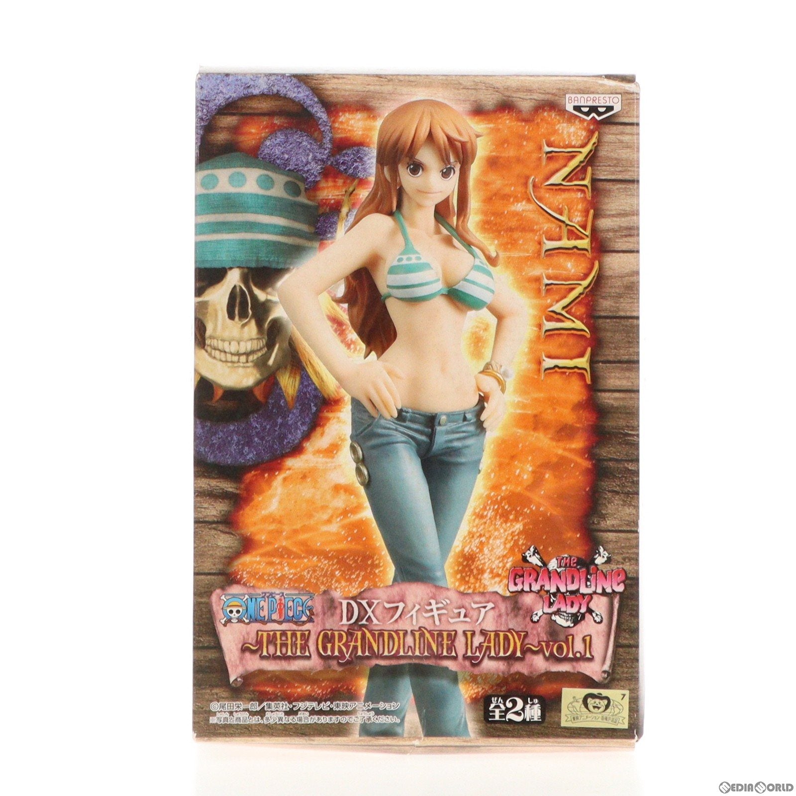 【中古即納】[FIG]ナミ ワンピース DXフィギュア～THE GRANDLINE LADY～vol.1 ONE PIECE プライズ(47563) バンプレスト(20111130)