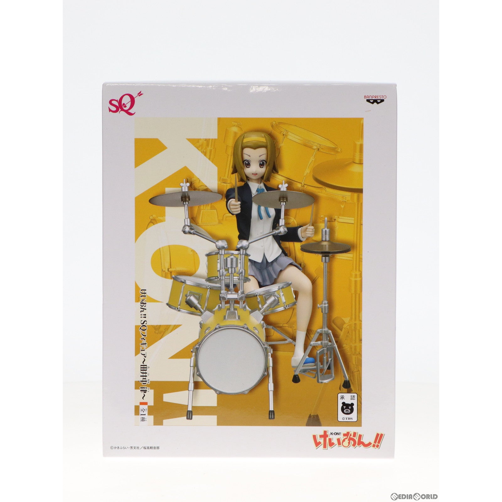 【中古即納】[FIG] 田井中律(たいなかりつ) けいおん!! SQフィギュア〜田井中律〜 プライズ(47747) バンプレスト(20120131)