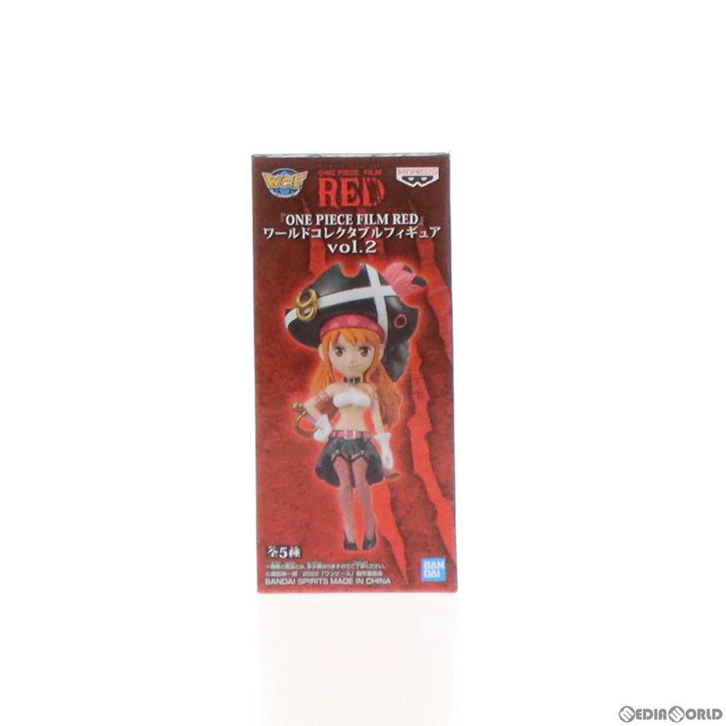 【中古即納】[FIG]ナミ ワンピース FILM RED ワールドコレクタブルフィギュアvol.2 ONE PIECE プライズ(2615904) バンプレスト(20220930)