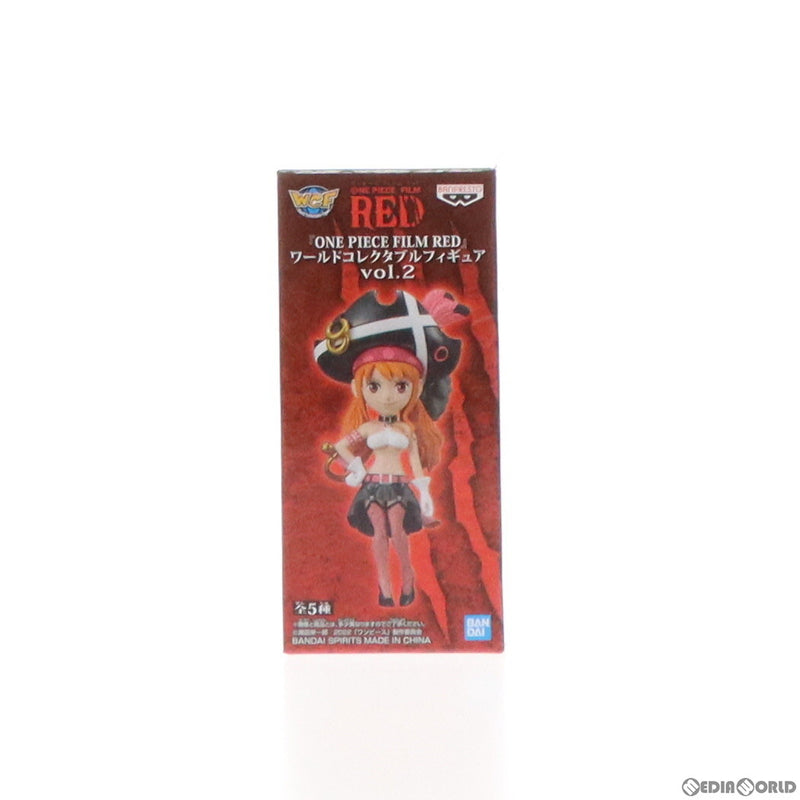 【中古即納】[FIG]ナミ ワンピース FILM RED ワールドコレクタブルフィギュアvol.2 ONE PIECE プライズ(2615904)  バンプレスト(20220930)