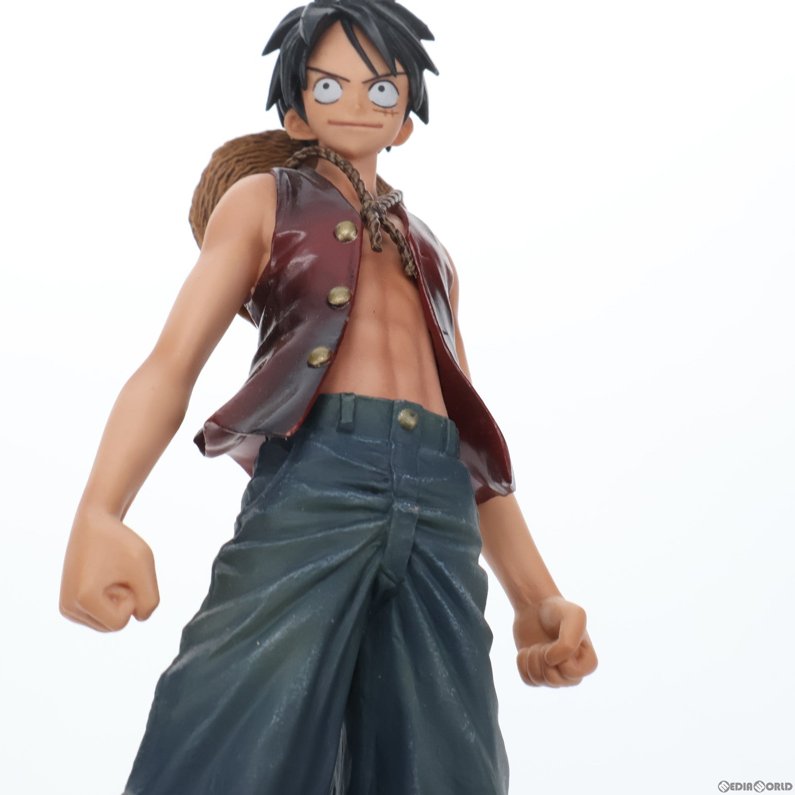 【中古即納】[FIG]モンキー・D・ルフィ ワンピース DXフィギュア～THE GRANDLINE MEN～vol.1 ONE PIECE プライズ(45908) バンプレスト(20090831)