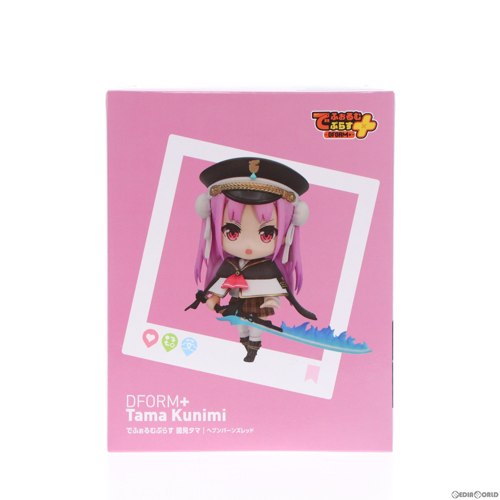 【中古即納】[FIG] でふぉるむぷらす 國見タマ(くにみたま) ヘブンバーンズレッド フルアクションデフォルメフィギュア プライズ(ELC000013) elCOCO(エルココ) (20231124)