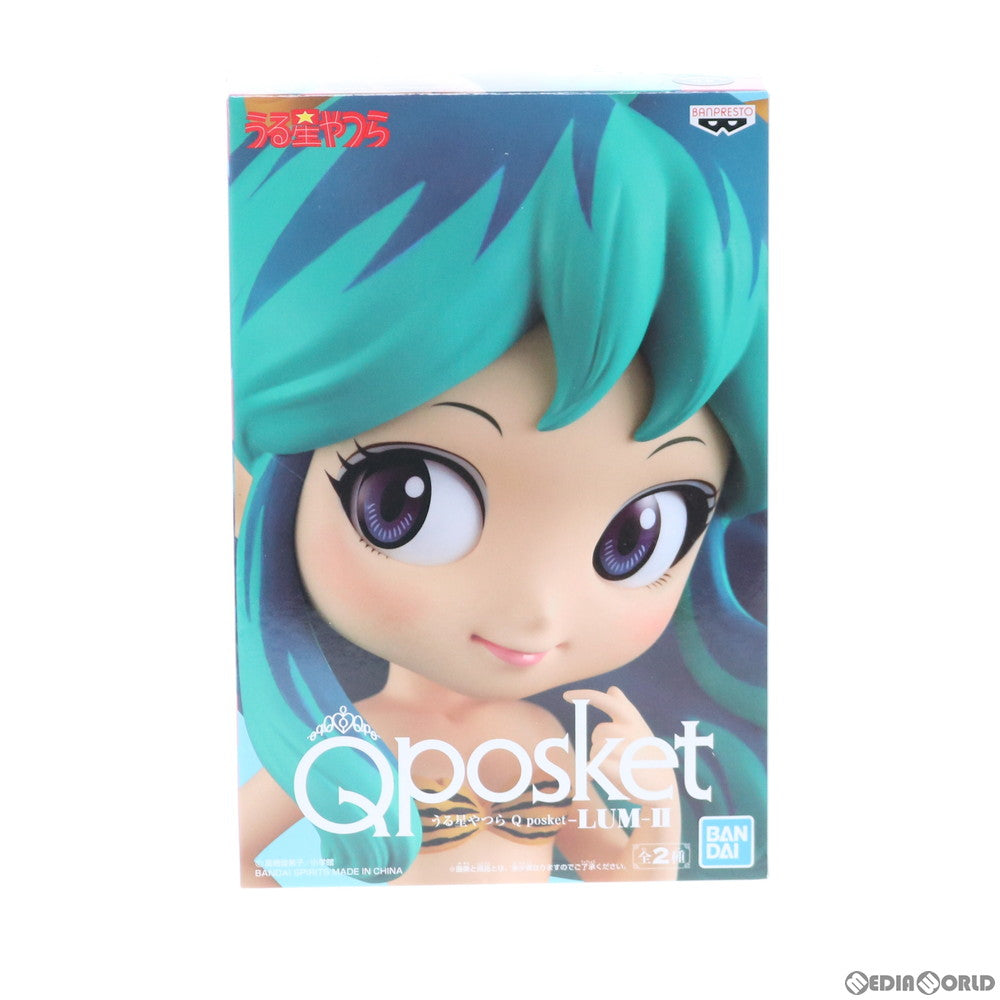 【中古即納】[FIG] ラム A(髪色グリーン) Q posket-LUM- II うる星やつら フィギュア プライズ バンプレスト(20191231)