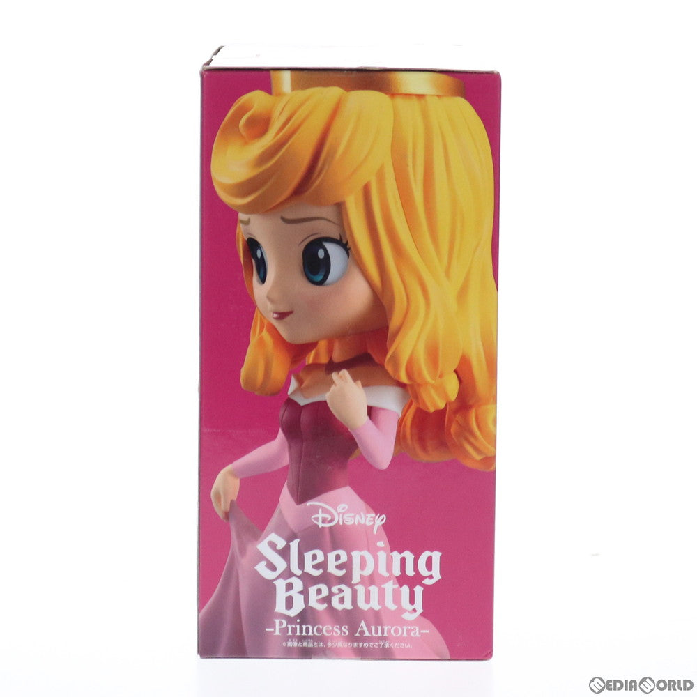 中古即納】[FIG]オーロラ姫 A(ピンク) Q posket Disney Characters -Princess Aurora- 眠れる森の美女  フィギュア プライズ(38588) バンプレスト