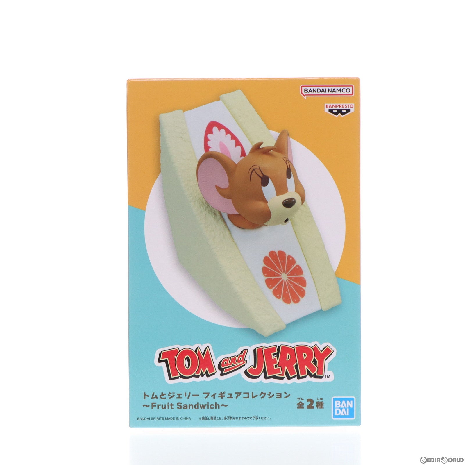 【中古即納】[FIG] ジェリー トムとジェリー フィギュアコレクション〜Fruit Sandwich〜 プライズ(2702153) バンプレスト(20240410)