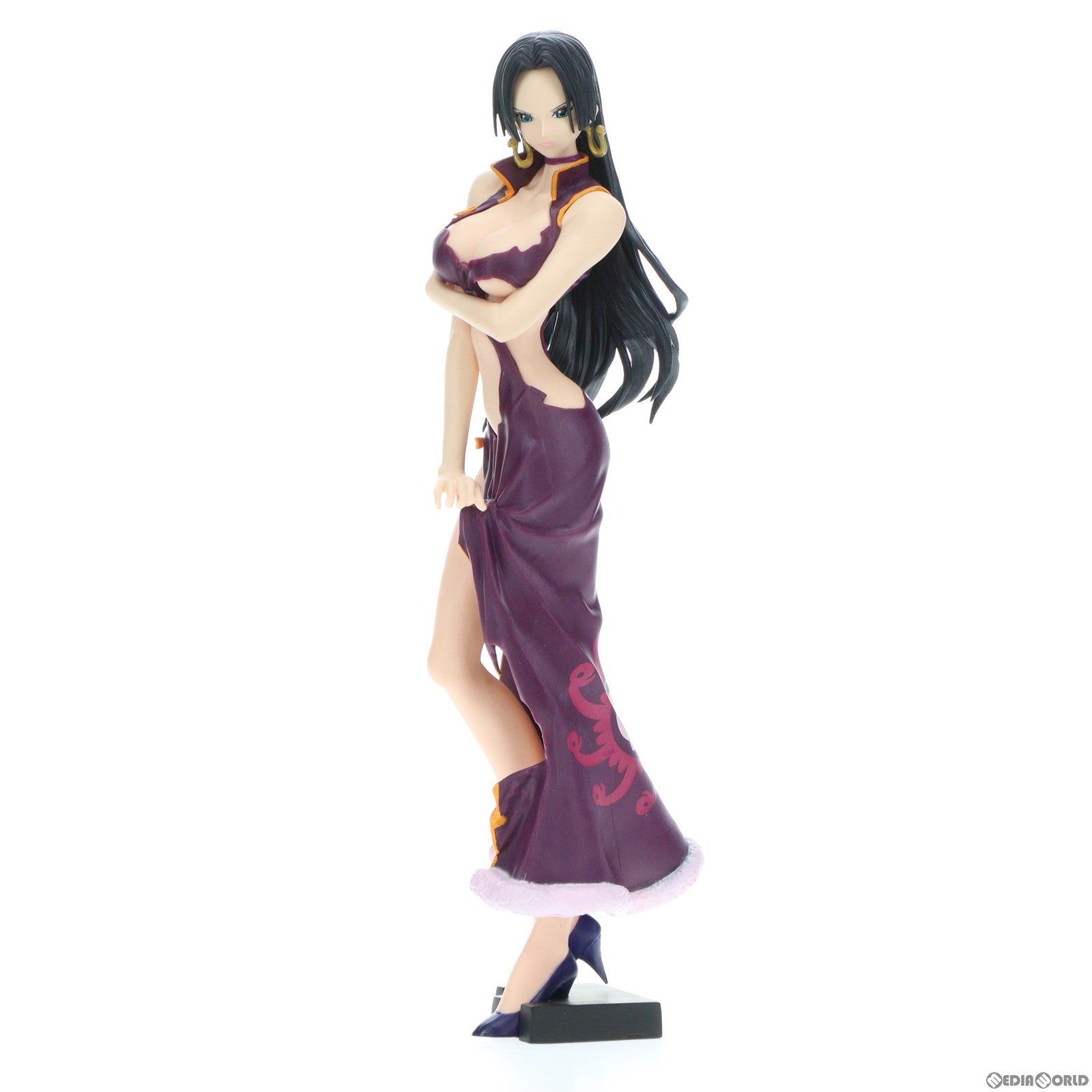 【中古即納】[FIG]ボア・ハンコック(パープル) ワンピース GLITTER & GLAMOURS -BOA.HANCOCK CRASH STYLE- ONE PIECE フィギュア プライズ(36924) バンプレスト(20161208)