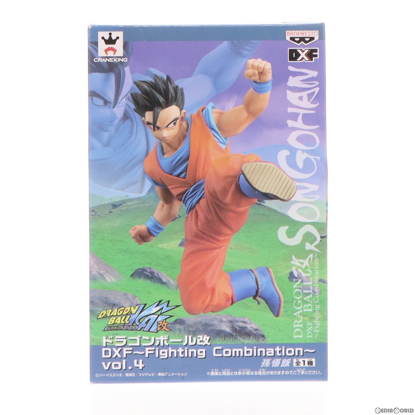 中古即納】[FIG]孫悟飯 ドラゴンボール改 DXF～Fighting Combination～ vol.4 DRAGON BALL フィギュア  プライズ(49408) バンプレスト