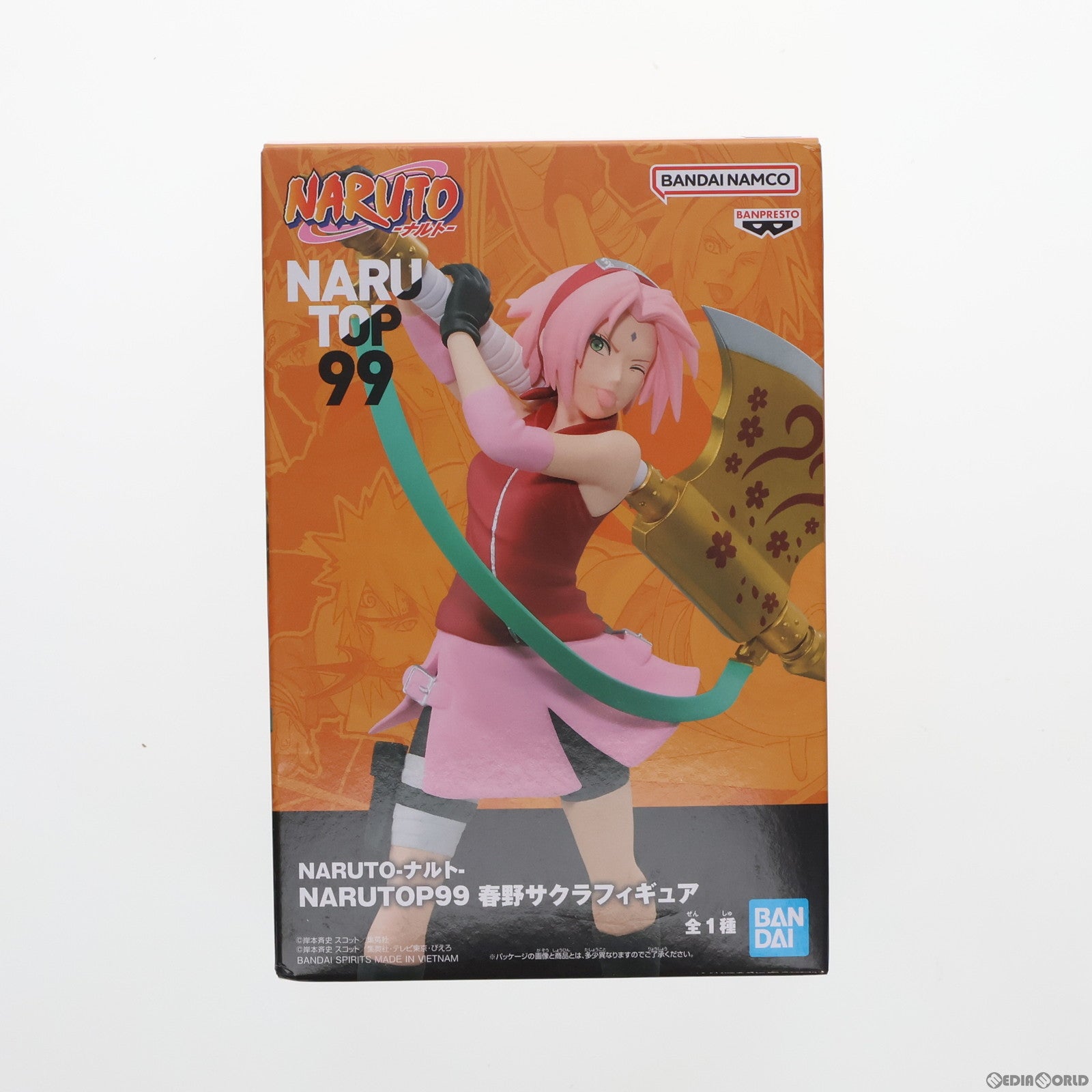 【中古即納】[FIG]春野サクラ(はるのさくら) NARUTO-ナルト- NARUTOP99 春野サクラフィギュア プライズ(2693949) バンプレスト(20240420)