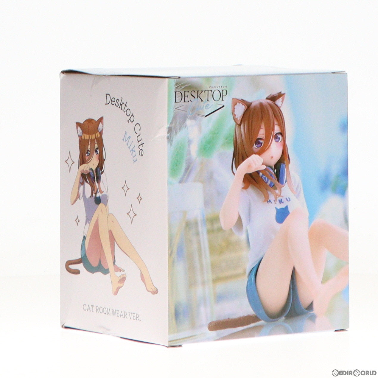【中古即納】[FIG] 中野三玖(なかのみく) 五等分の花嫁∬ Desktop Cute フィギュア 中野三玖〜描き下ろしCat room wear ver.〜 プライズ(451696600) タイトー(20240131)