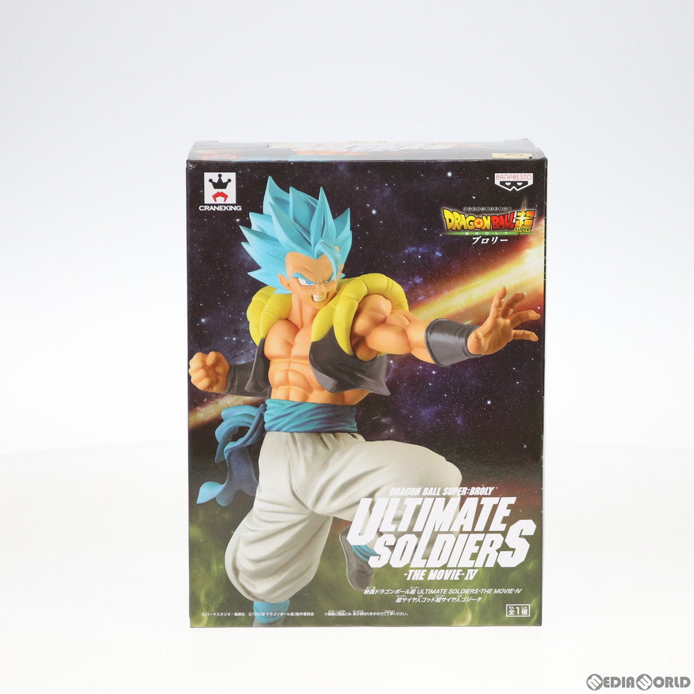 【中古即納】[FIG]超サイヤ人ゴッド超サイヤ人ゴジータ ULTIMATE SOLDIERS-THE MOVIE-IV ドラゴンボール超(スーパー) ブロリー フィギュア プライズ バンプレスト(20190120)