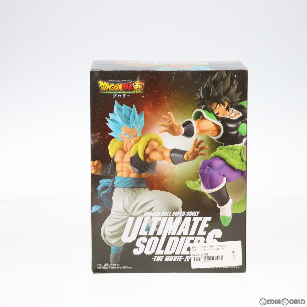 【中古即納】[FIG]超サイヤ人ゴッド超サイヤ人ゴジータ ULTIMATE SOLDIERS-THE MOVIE-IV ドラゴンボール超(スーパー) ブロリー フィギュア プライズ バンプレスト(20190120)