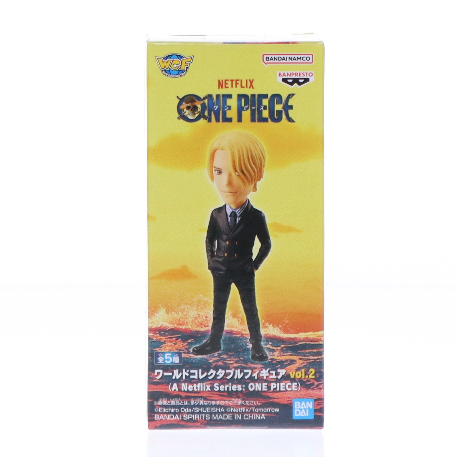 【中古即納】[FIG]サンジ ワンピース(Netflix) ワールドコレクタブルフィギュア vol.2(A Netflix Series: ONE PIECE) プライズ(2699210) バンプレスト(20240331)