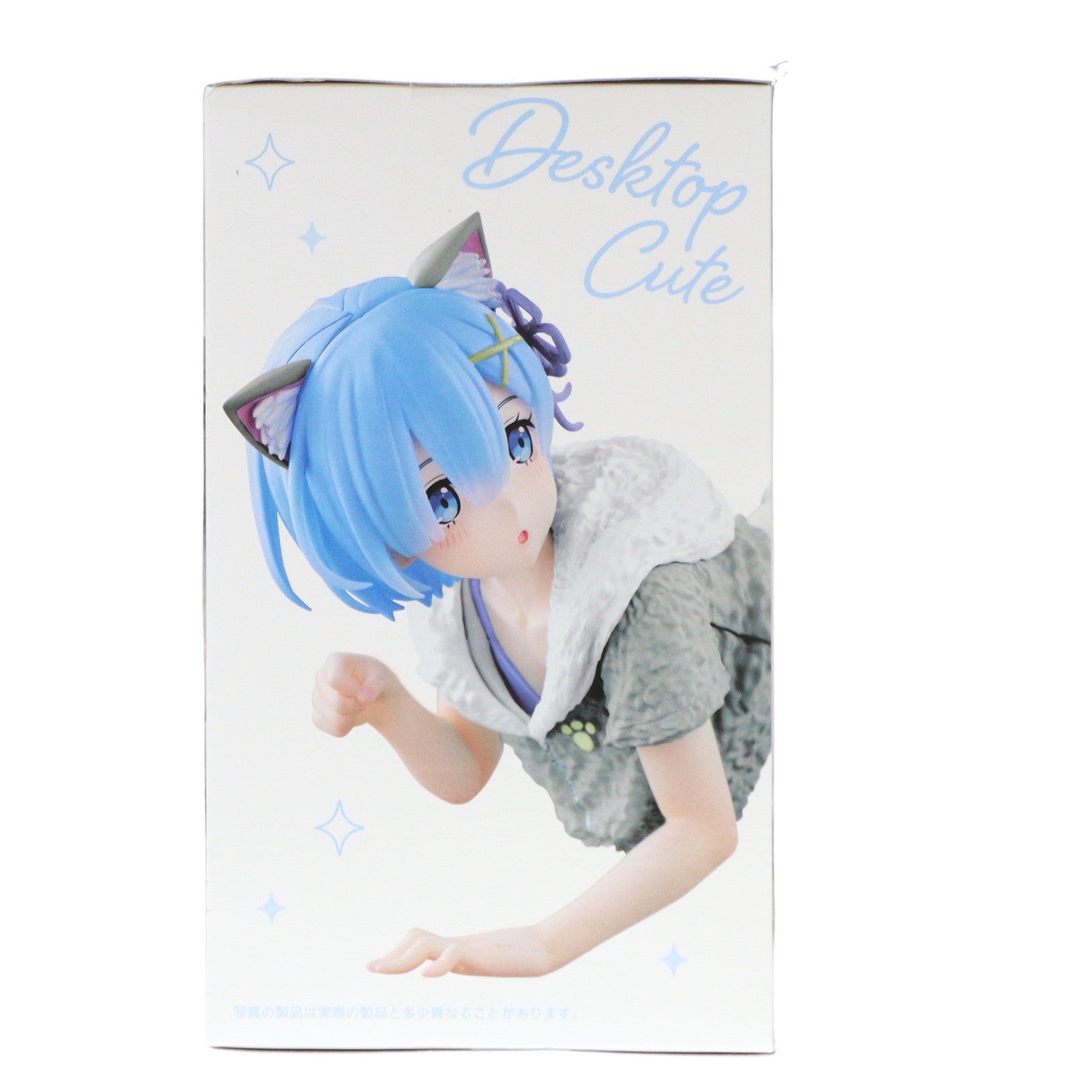 【中古即納】[FIG] レム Re:ゼロから始める異世界生活 Desktop Cute フィギュア レム〜Cat room wear ver.〜Renewal プライズ(451748300) タイトー(20240531)