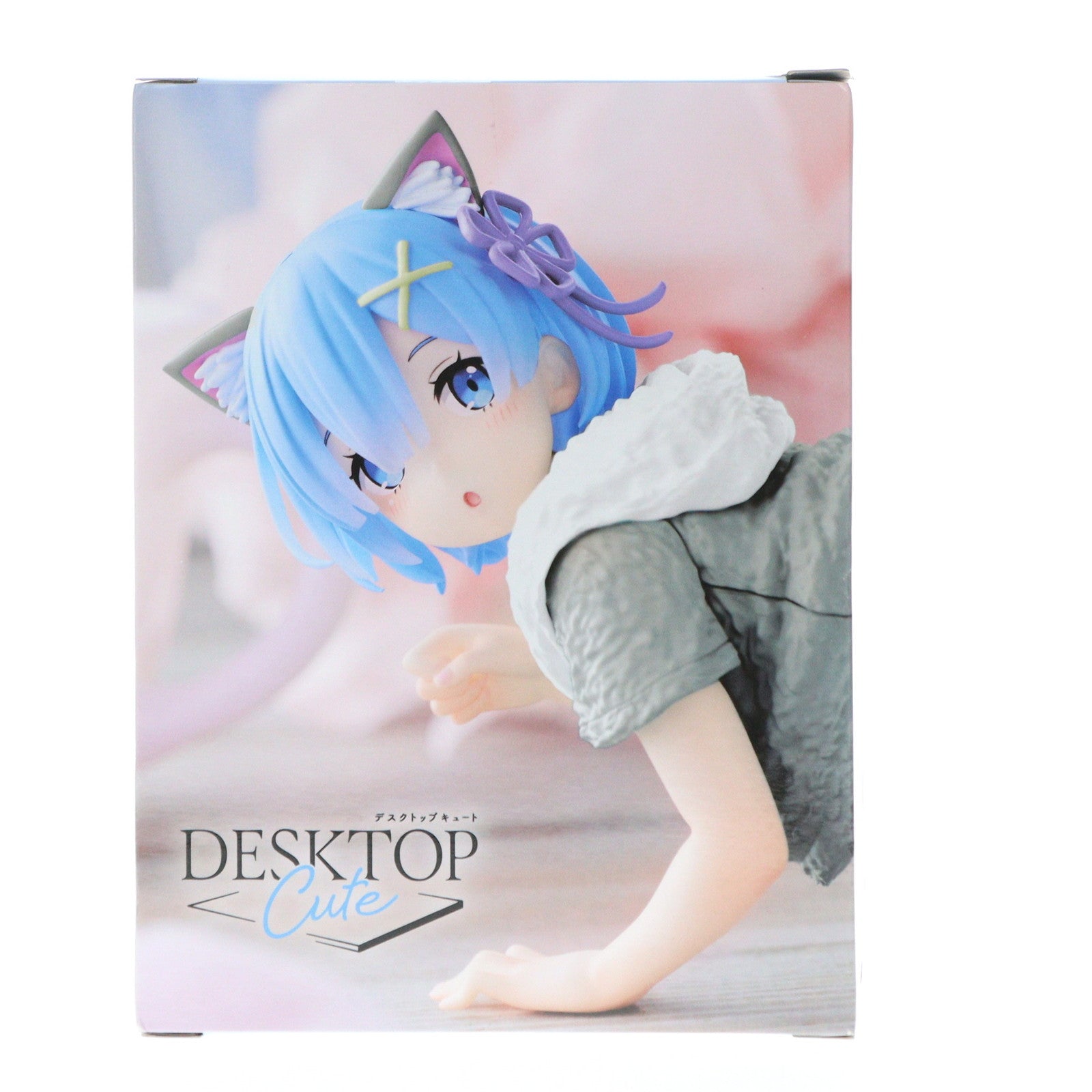 【中古即納】[FIG] レム Re:ゼロから始める異世界生活 Desktop Cute フィギュア レム〜Cat room wear ver.〜Renewal プライズ(451748300) タイトー(20240531)