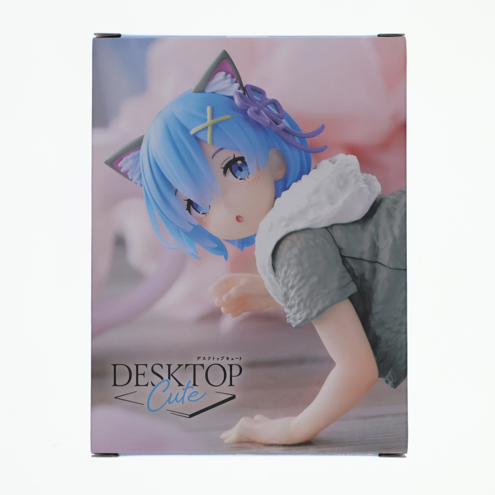 【中古即納】[FIG] レム Re:ゼロから始める異世界生活 Desktop Cute フィギュア レム〜Cat room wear ver.〜Renewal プライズ(451748300) タイトー(20240531)