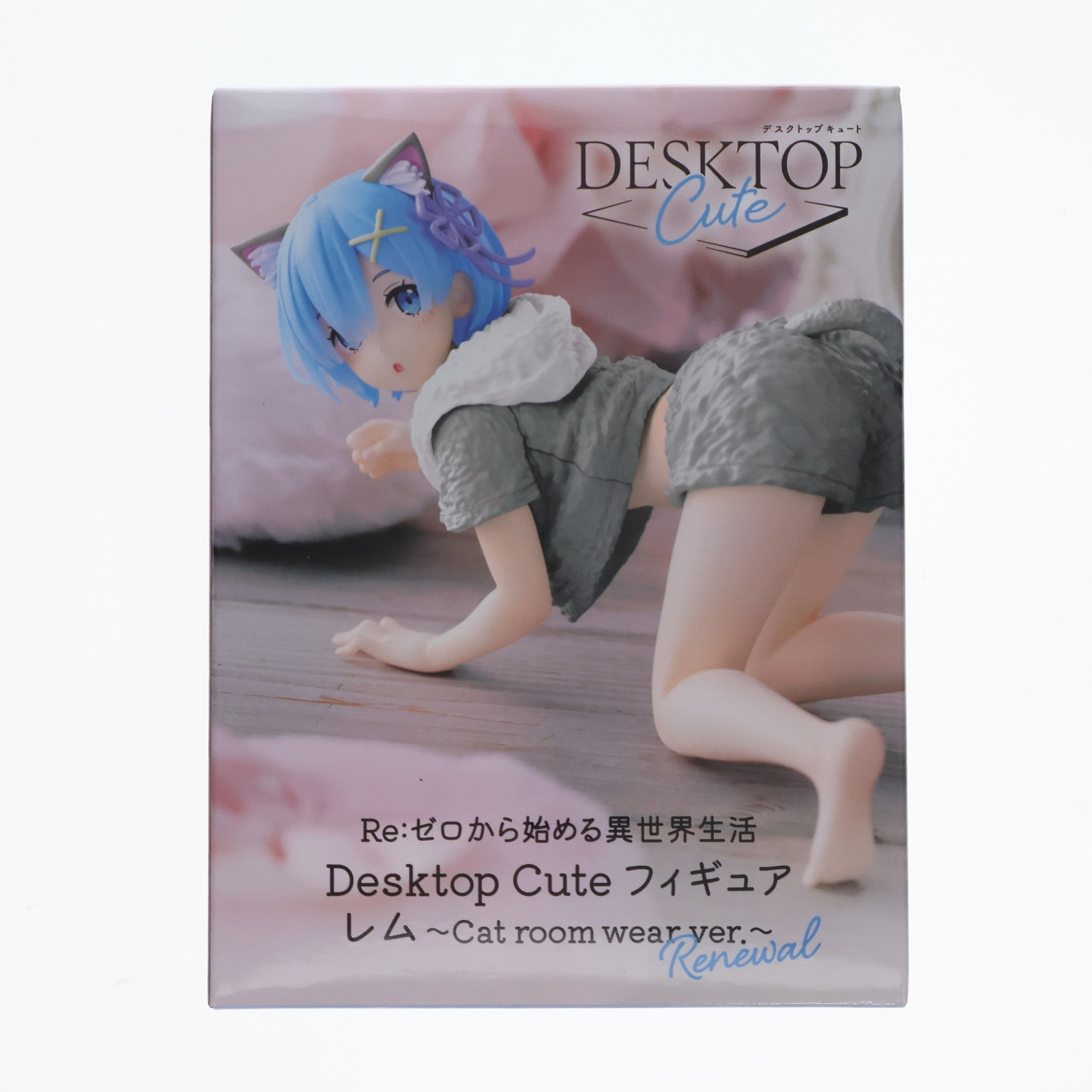 【中古即納】[FIG] レム Re:ゼロから始める異世界生活 Desktop Cute フィギュア レム〜Cat room wear ver.〜Renewal プライズ(451748300) タイトー(20240531)