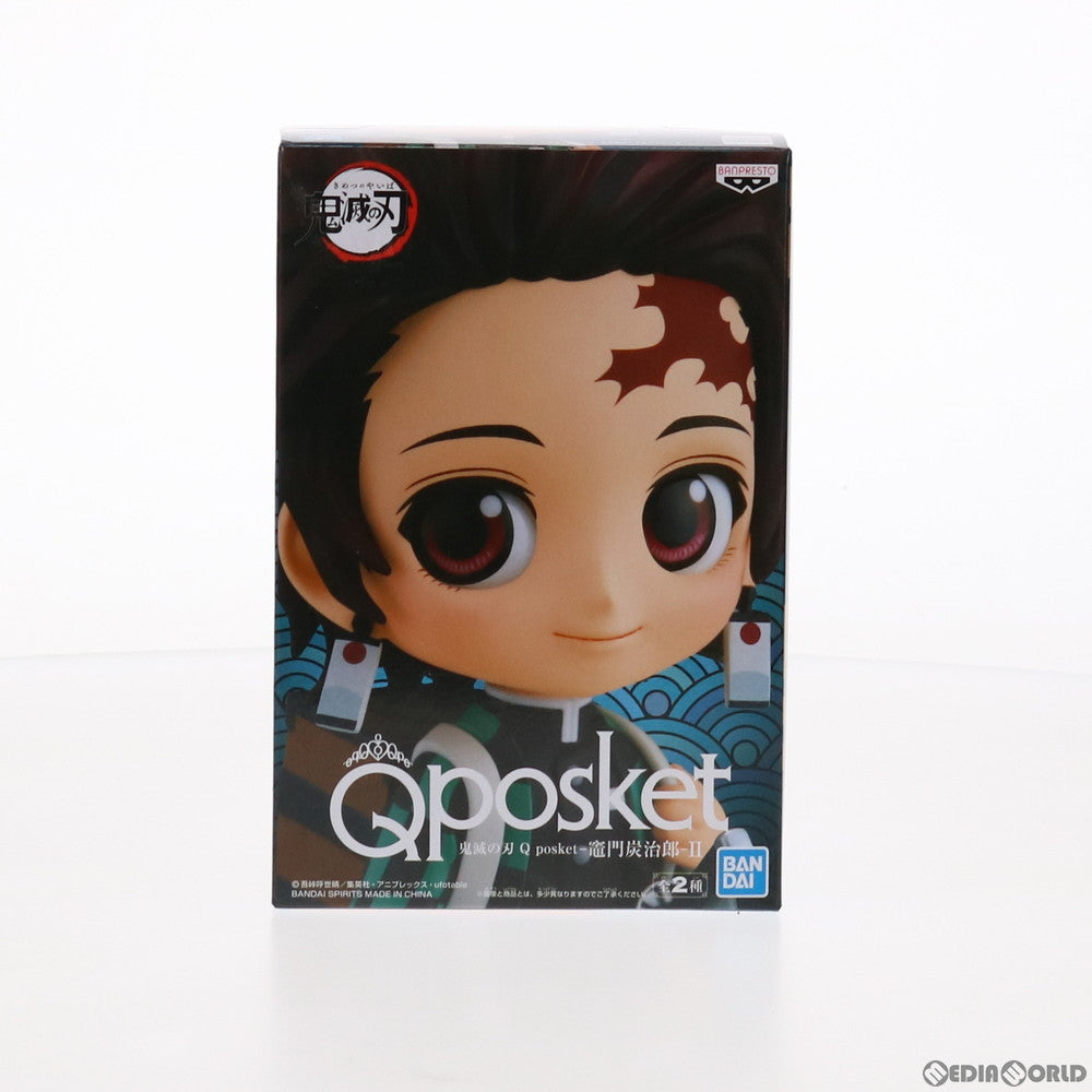 【中古即納】[FIG]竈門炭治郎(かまどたんじろう) A(グリーン) Q posket II 鬼滅の刃 フィギュア プライズ(82856) バンプレスト(20210331)