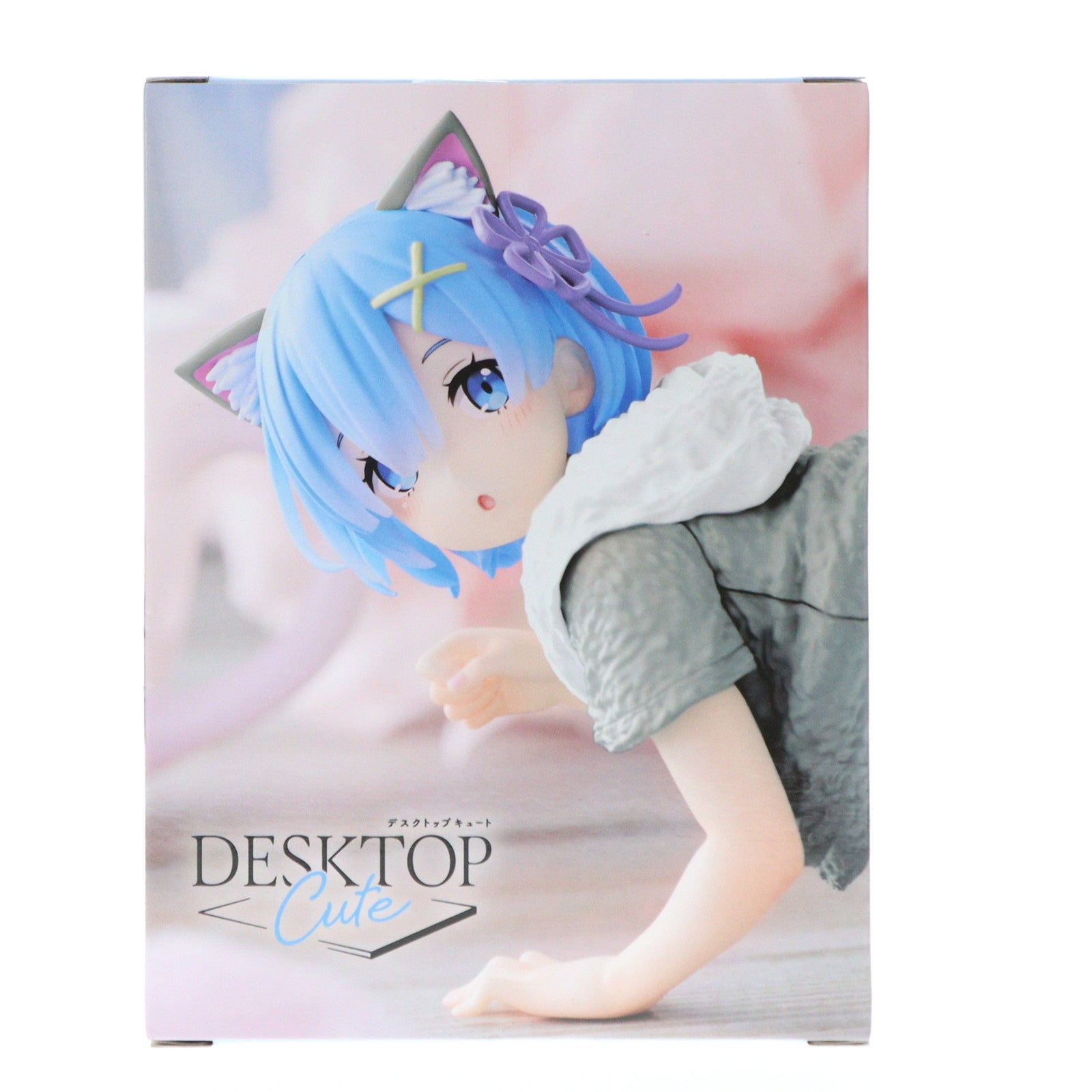 【中古即納】[FIG] レム Re:ゼロから始める異世界生活 Desktop Cute フィギュア レム〜Cat room wear ver.〜Renewal プライズ(451748300) タイトー(20240531)