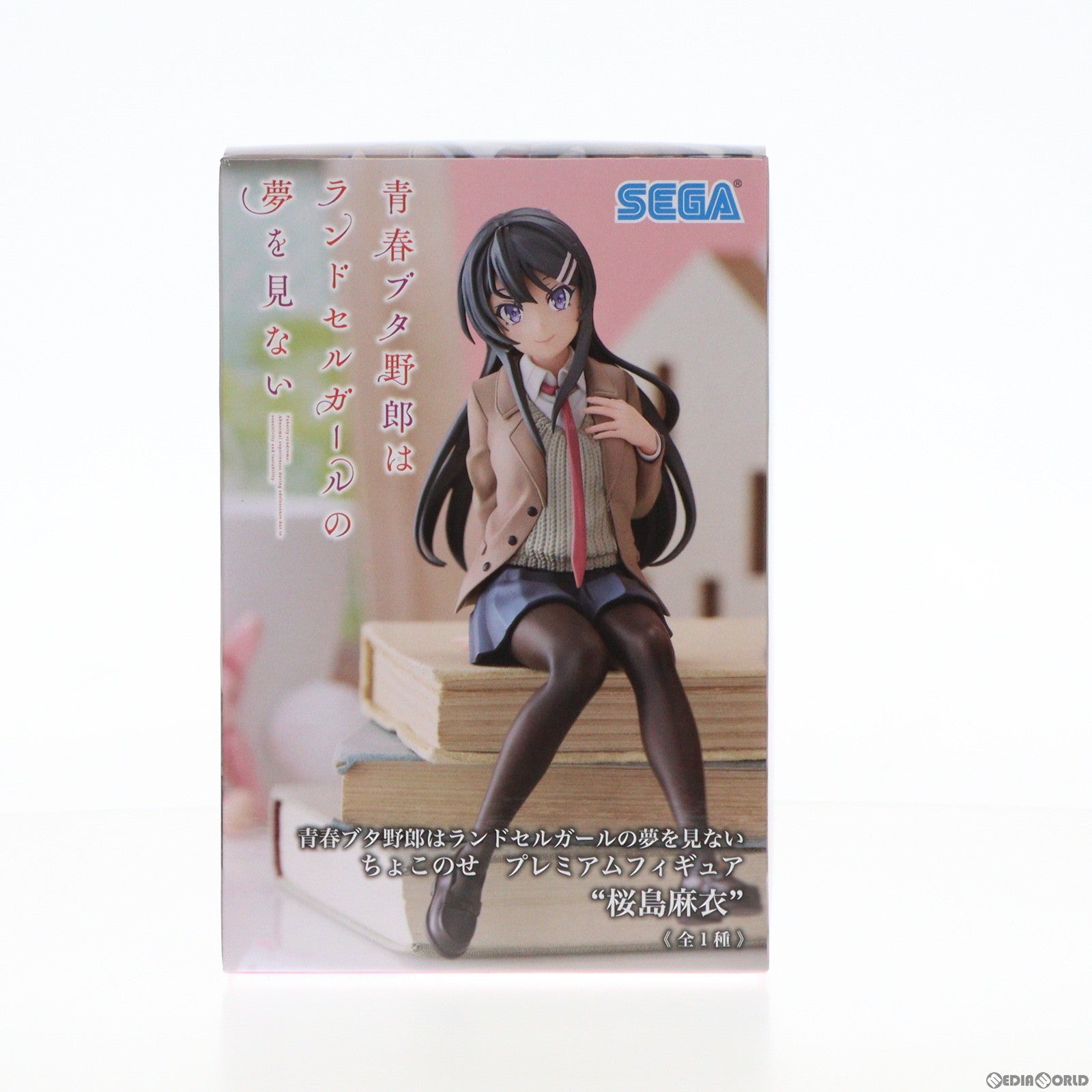 【中古即納】[FIG] 桜島麻衣(さくらじままい) 青春ブタ野郎はランドセルガールの夢を見ない ちょこのせプレミアムフィギュア『桜島麻衣』 プライズ(1105280) セガ(20240320)