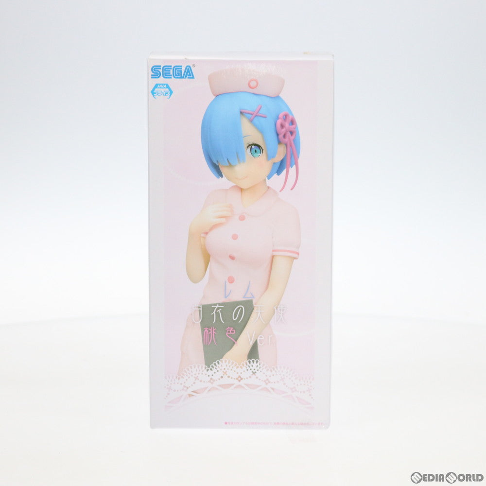 【中古即納】[FIG] レム 白衣の天使(桃色) Ver. Re:ゼロから始める異世界生活 プレミアムフィギュア プライズ セガ(20200229)