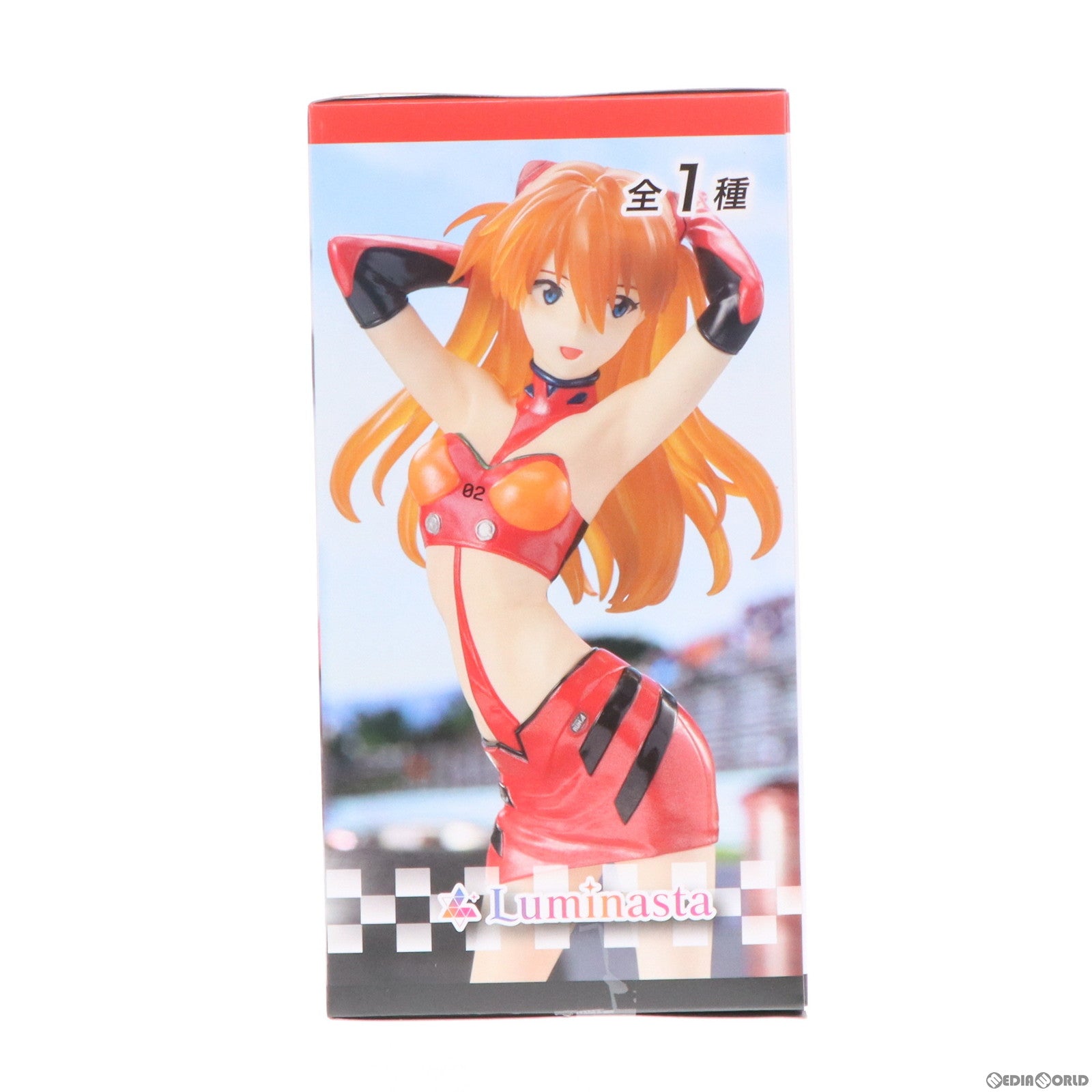 中古即納】[FIG]式波・アスカ・ラングレー エヴァンゲリオンレーシング Luminasta『式波・アスカ・ラングレー-PIT WALK』 フィギュア  プライズ(1104406) セガ