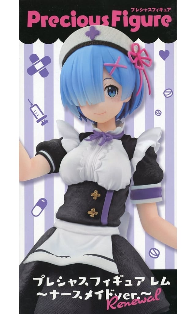 【中古即納】[FIG]レム Re:ゼロから始める異世界生活 プレシャスフィギュア レム～ナースメイドver.～Renewal プライズ(451729200) タイトー(20240420)