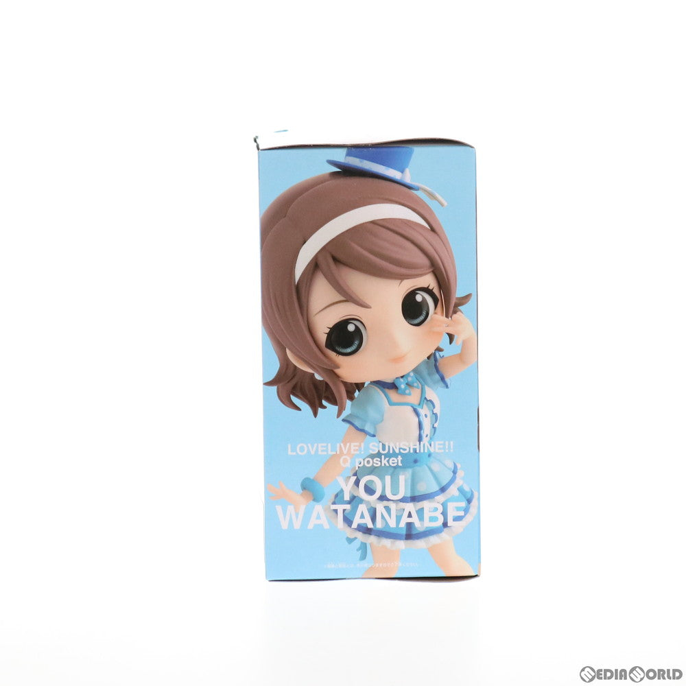 【中古即納】[FIG] 渡辺曜(A 衣装濃) (わたなべよう) ラブライブ!サンシャイン!! Q posket-想いよひとつになれ 渡辺曜- フィギュア プライズ(82580) バンプレスト(20201210)