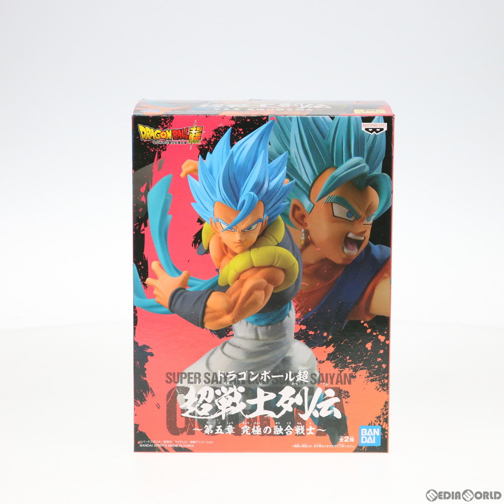 【中古即納】[FIG]A.超サイヤ人ゴッド超サイヤ人ゴジータ 超戦士列伝～第五章 究極の融合戦士～ ドラゴンボール超(スーパー) フィギュア プライズ(39855) バンプレスト(20191120)