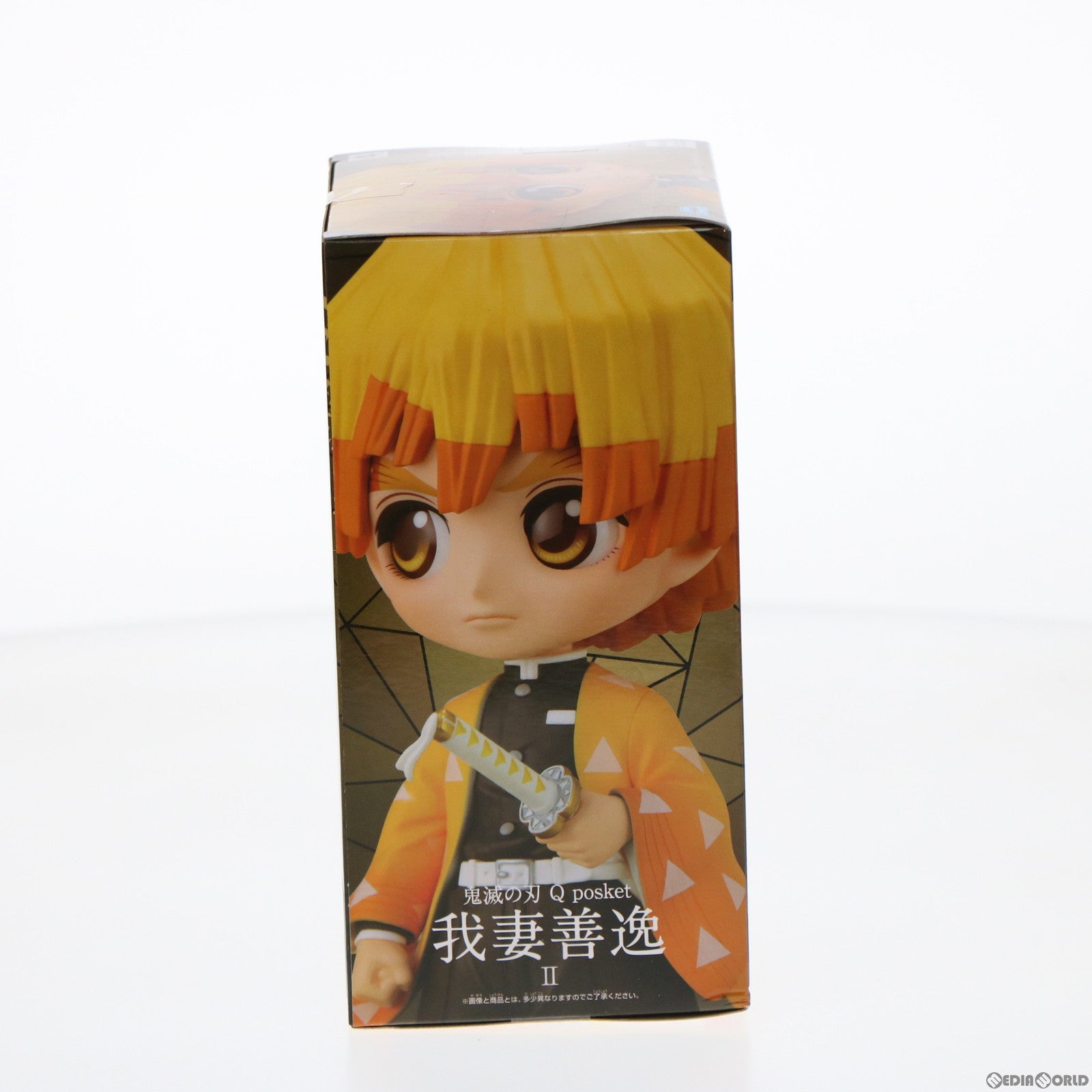 【中古即納】[FIG]我妻善逸(あがつまぜんいつ) A(ノーマルカラー) 鬼滅の刃 Q posket-我妻善逸-II フィギュア プライズ(2588652) バンプレスト(20220228)