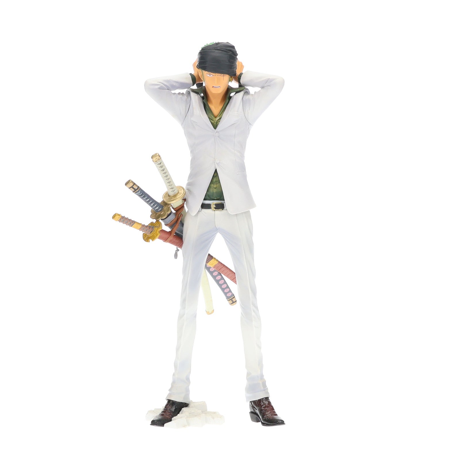 【中古即納】[FIG] ロロノア・ゾロ(ホワイト) ワンピース KING OF ARTIST THE RORONOA.ZORO-WHITE&PURPLE ver.- ONE PIECE フィギュア プライズ(38073) バンプレスト(20171219)