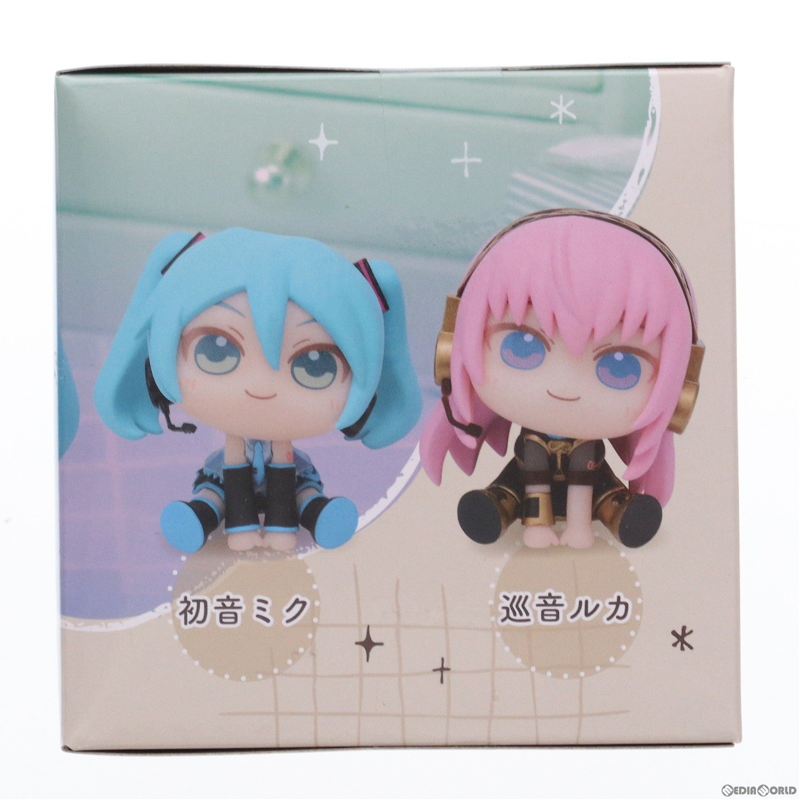 【中古即納】[FIG]初音ミク 初音ミクシリーズ きゅるみー ミニフィギュア『初音ミク&巡音ルカ』(EX) プライズ(1106976) セガ(20240210)