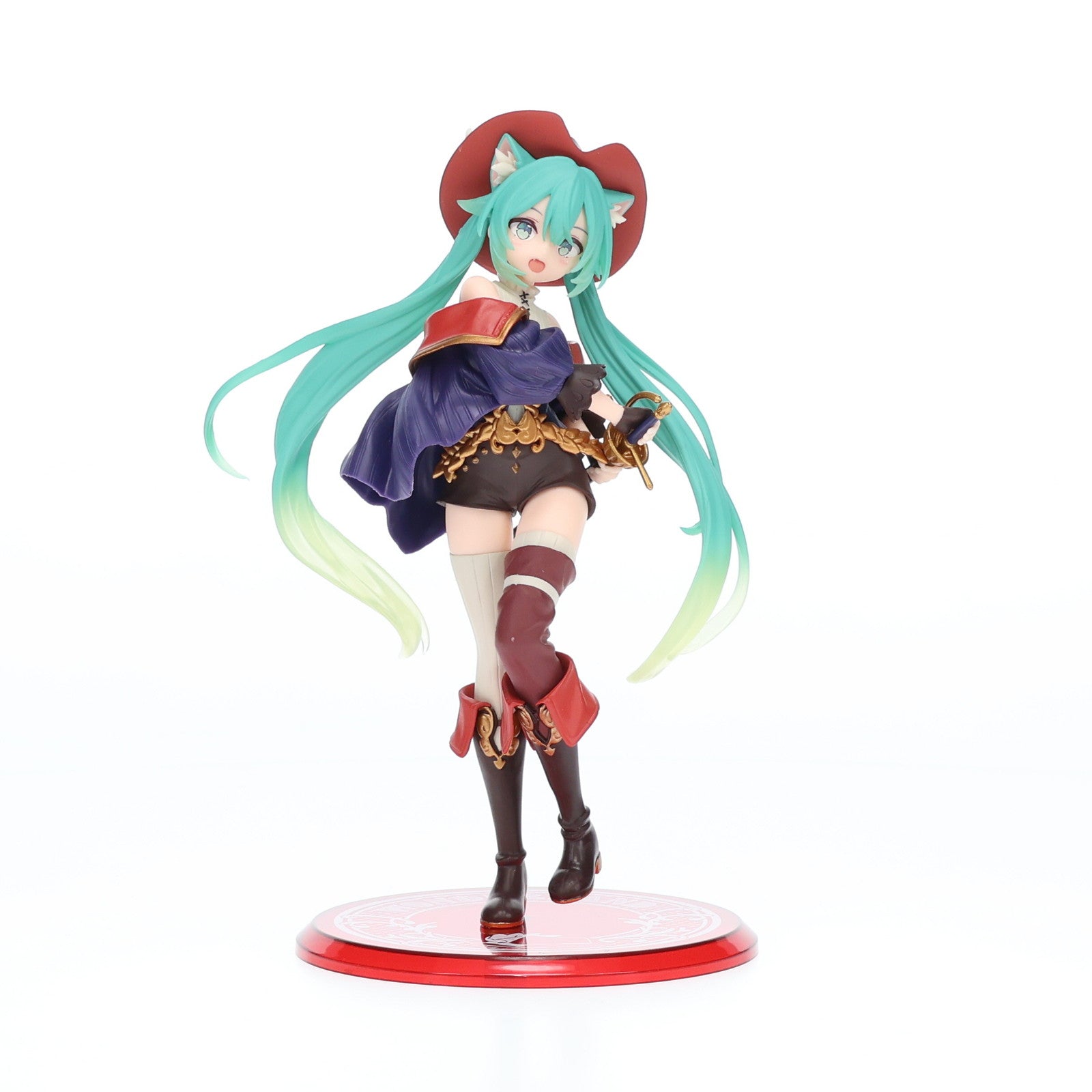 【中古即納】[FIG] 初音ミク Wonderland フィギュア 長靴を履いた猫 キャラクター・ボーカル・シリーズ01 初音ミク プライズ(451558400) タイトー(20230331)