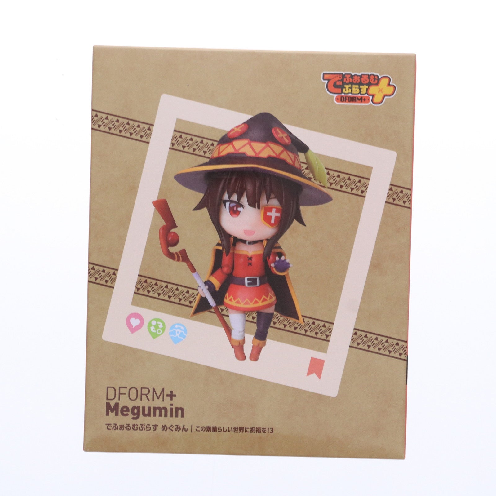 【中古即納】[FIG] でふぉるむぷらす めぐみん この素晴らしい世界に祝福を!3 フルアクションデフォルメフィギュア プライズ エルココ(20240630)