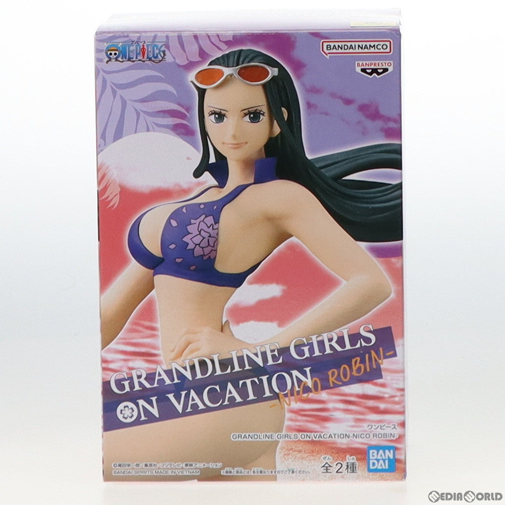 【中古即納】[FIG] ニコ・ロビン B(水着パープル) ワンピース GRANDLINE GIRLS ON VACATION-NICO ROBIN- ONE PIECE フィギュア プライズ(2621652) バンプレスト(20221120)