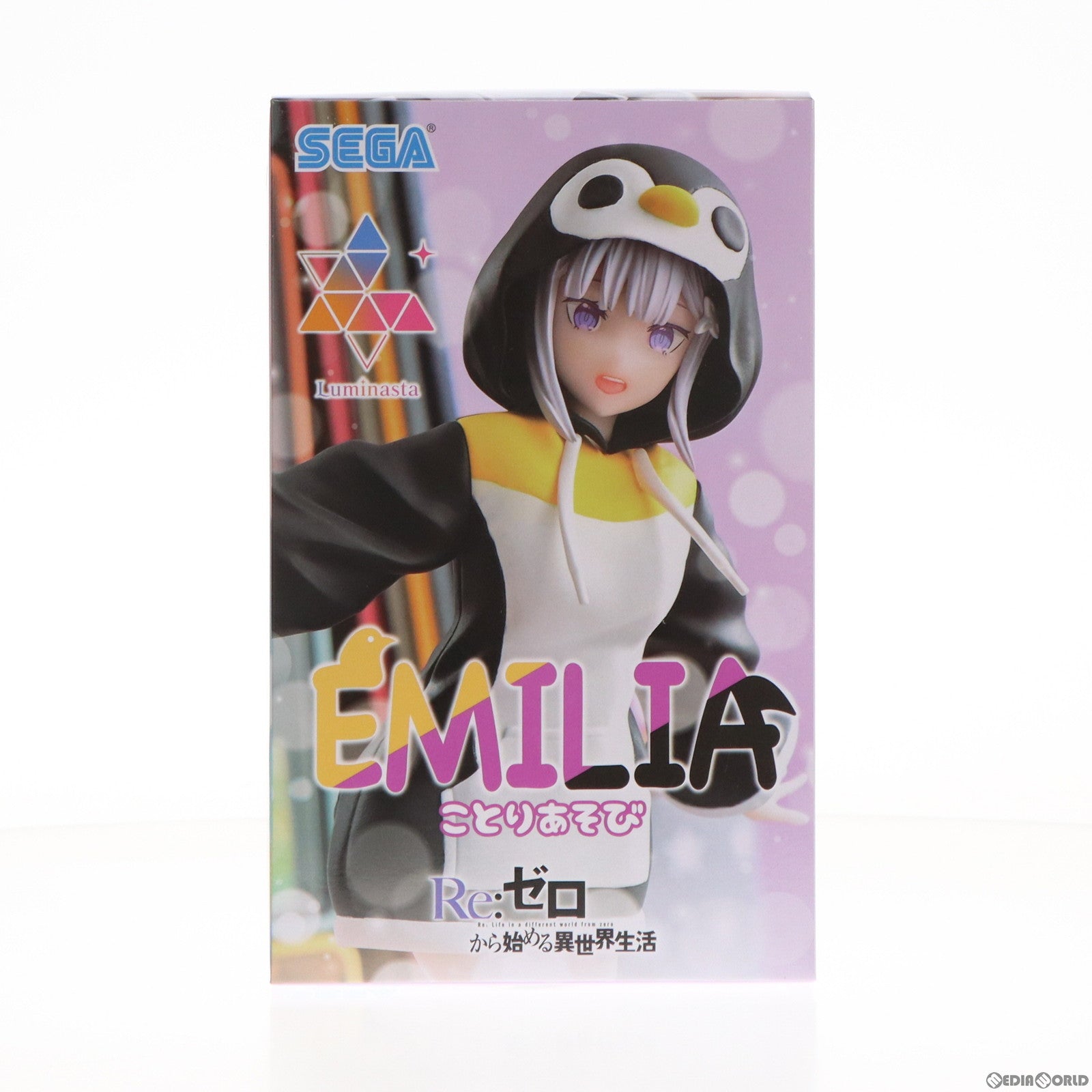 【中古即納】[FIG] エミリア Re:ゼロから始める異世界生活 Luminasta『エミリア』-ことりあそび- フィギュア プライズ(1104097) セガ(20230920)