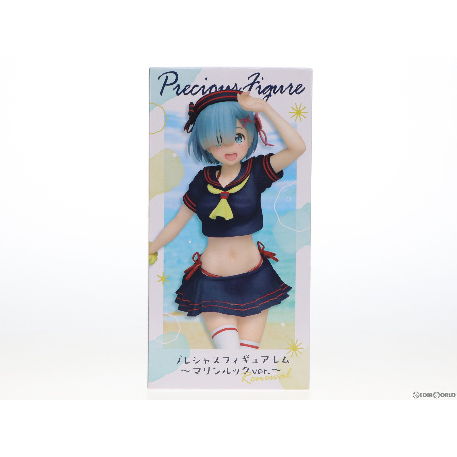 【中古即納】[FIG] レム Re:ゼロから始める異世界生活 プレシャスフィギュア レム〜マリンルックver.〜Renewal プライズ(451558800) タイトー(20230320)