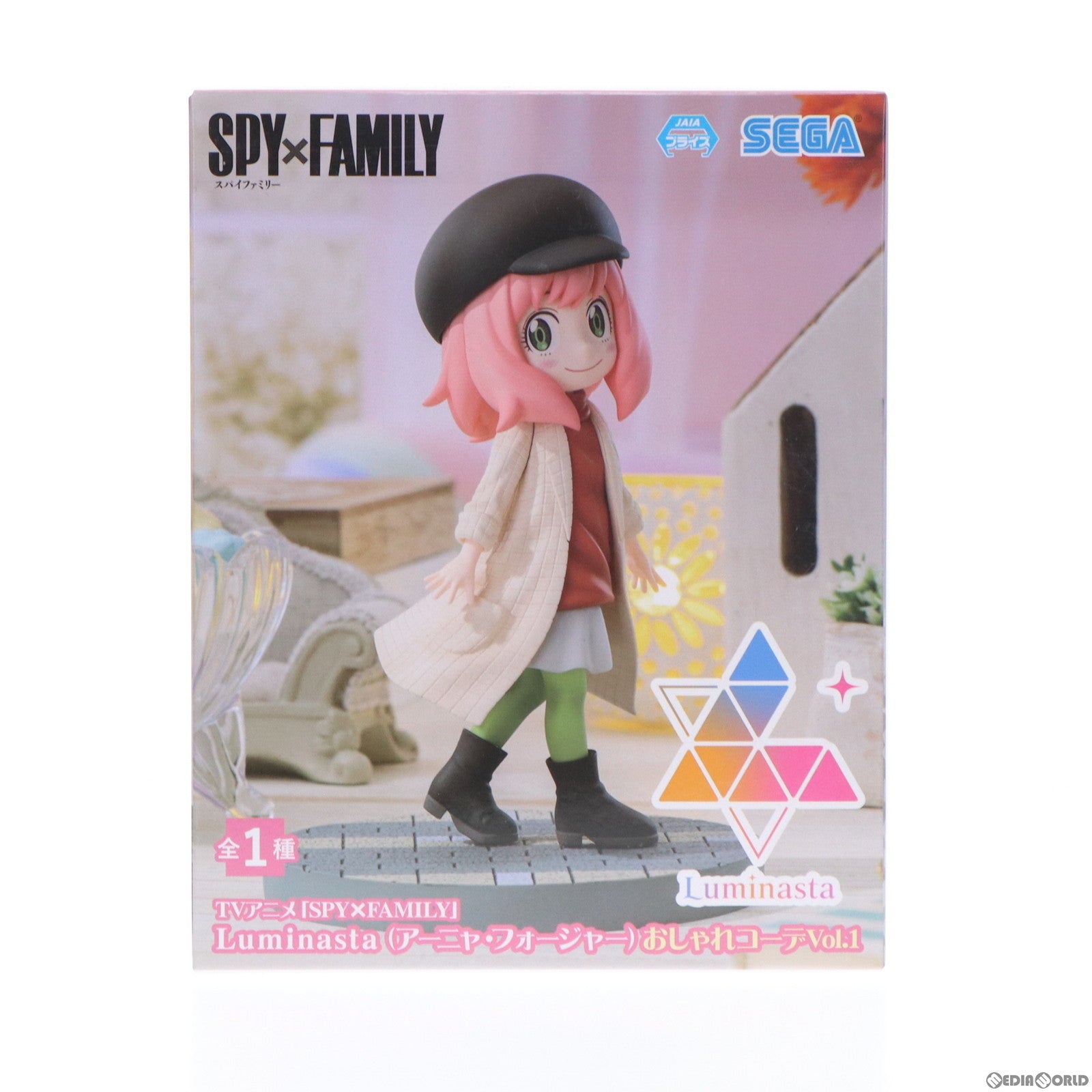 【中古即納】[FIG] アーニャ・フォージャー SPY×FAMILY(スパイファミリー) Luminasta(アーニャ・フォージャー) おしゃれコーデVol.1 フィギュア プライズ(1107127) セガ(20240120)