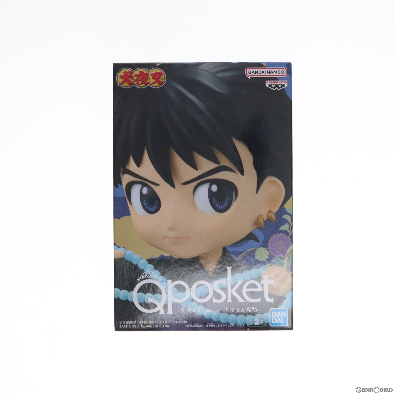 【中古即納】[FIG] 弥勒(みろく) 犬夜叉 Q posket-犬夜叉 弥勒-フィギュア プライズ(2647173) バンプレスト(20230630)