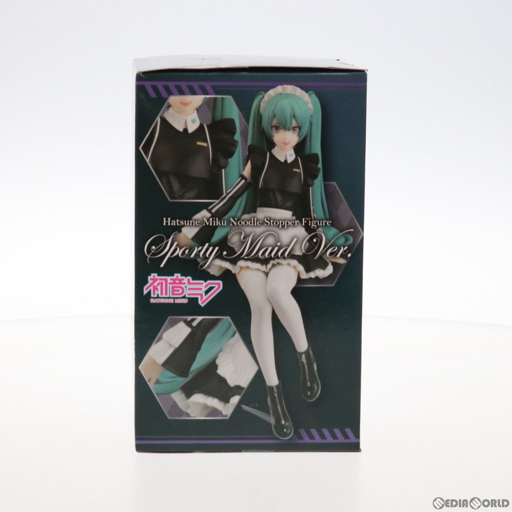 【中古即納】[FIG] 初音ミク キャラクター・ボーカル・シリーズ01 初音ミク ぬーどるストッパーフィギュア-スポーティメイドver.- プライズ(AMU-PRZ12515) フリュー(20211031)