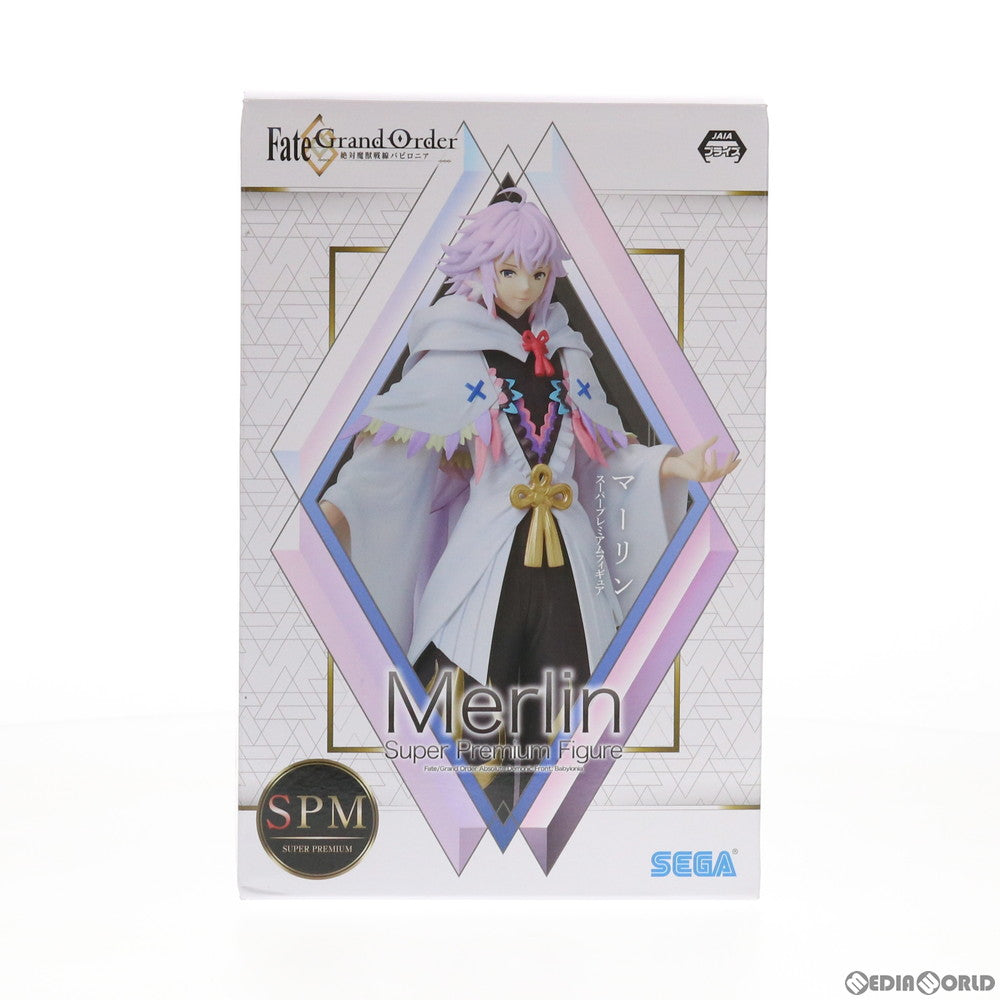 【中古即納】[FIG]マーリン Fate/Grand Order(フェイト/グランドオーダー) -絶対魔獣戦線バビロニア- スーパープレミアムフィギュア プライズ(1047525) セガ(20210320)