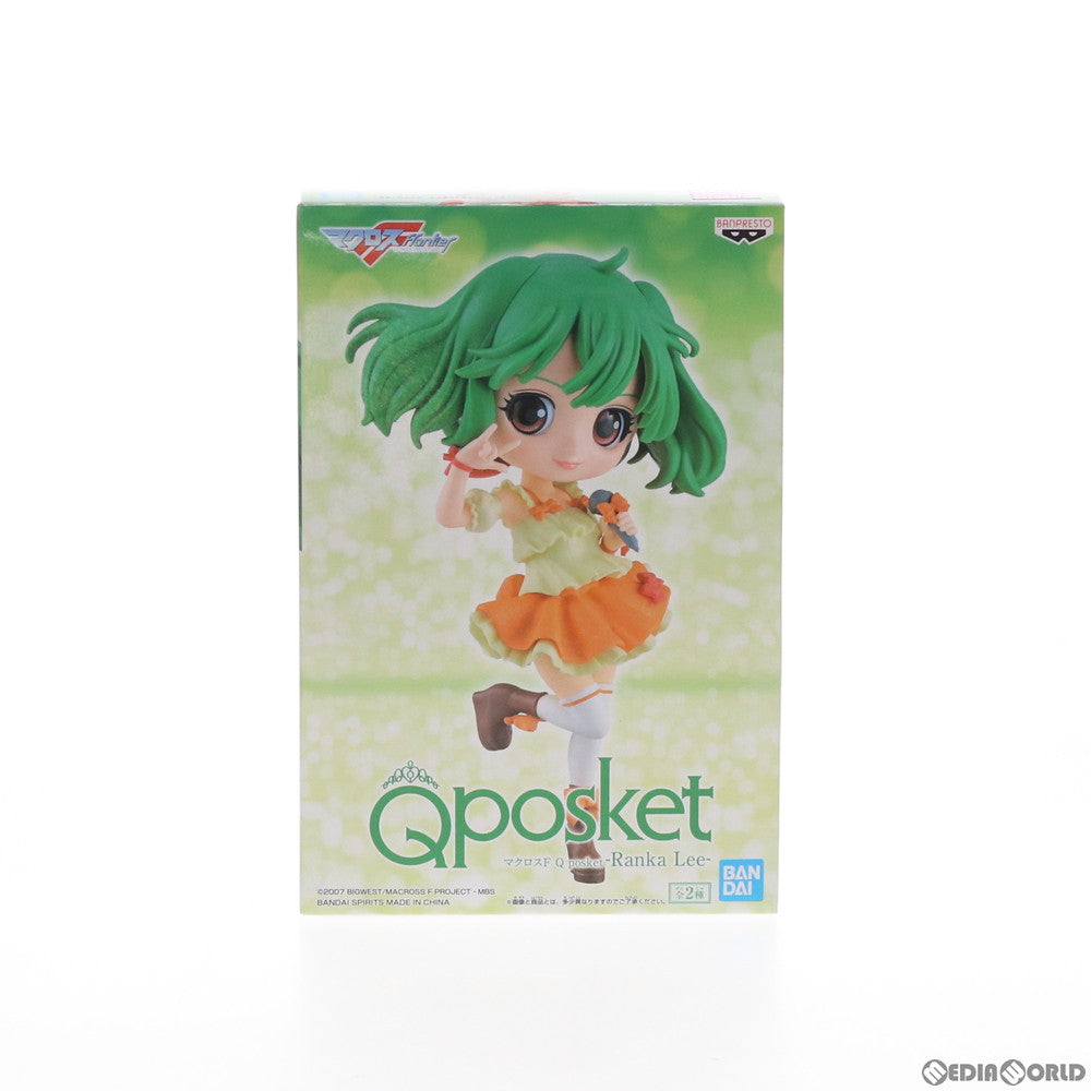 【中古即納】[FIG]ランカ・リー A(オレンジ) マクロスF(フロンティア) Q posket-Ranka Lee- プライズ フィギュア(81959) バンプレスト(20200320)