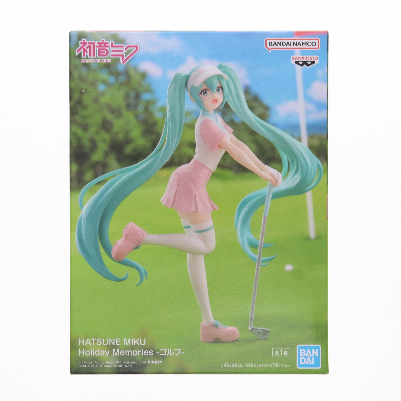 【中古即納】[FIG] 初音ミク HATSUNE MIKU Holiday Memories -ゴルフ- フィギュア プライズ(2715773) バンプレスト(20240828)
