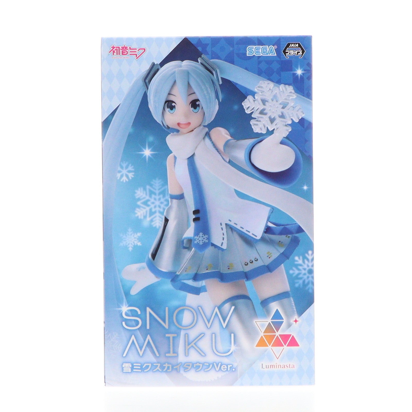 【中古即納】[FIG] 雪ミク キャラクター・ボーカル・シリーズ01 初音ミク Luminasta『SNOW MIKU』〜雪ミクスカイタウンVer.〜 フィギュア プライズ(1107799) セガ(20240131)